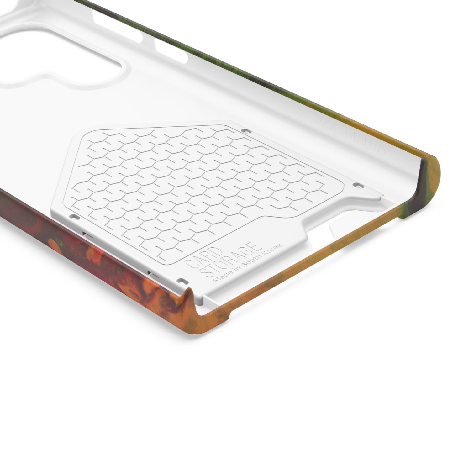 iPhone 13 and Samsung S21, S22 Cases with Card Holder Ft. Abstract Gas Giant