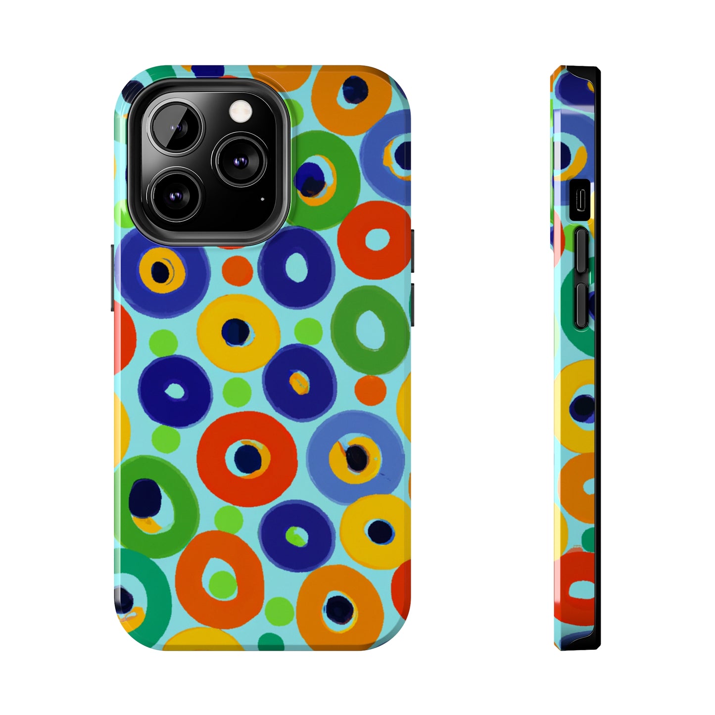 Tough Case-Mate iPhone Case Ft. Vivid Circles