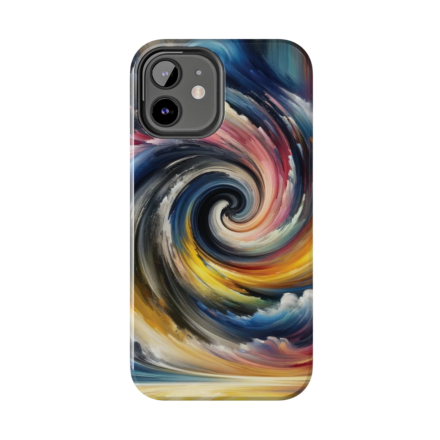 ToughDrop Apple iPhone Case Ft. Swirled Brush