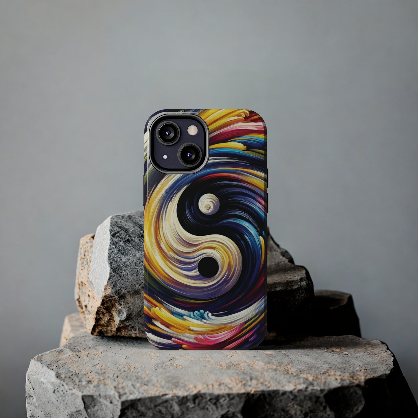 ToughDrop Apple iPhone Case Ft. Abstract Yin Yang