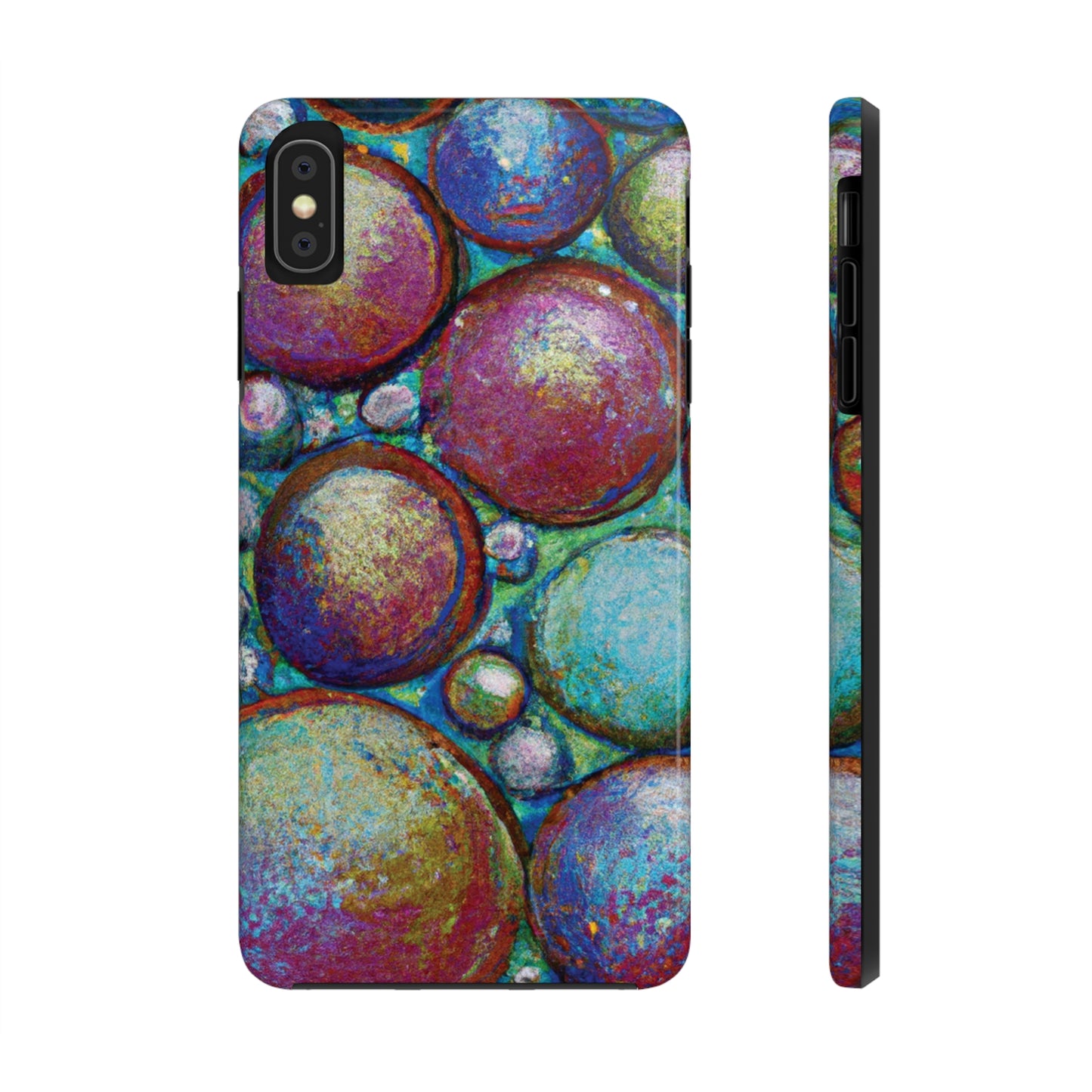 Tough Apple iPhone Cases Ft. Big Acrylic Bubbles