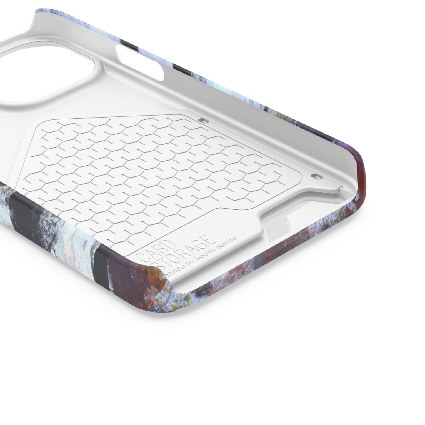 iPhone 13 and Samsung S21, S22 Cases with Card Holder Ft. Mirror Island