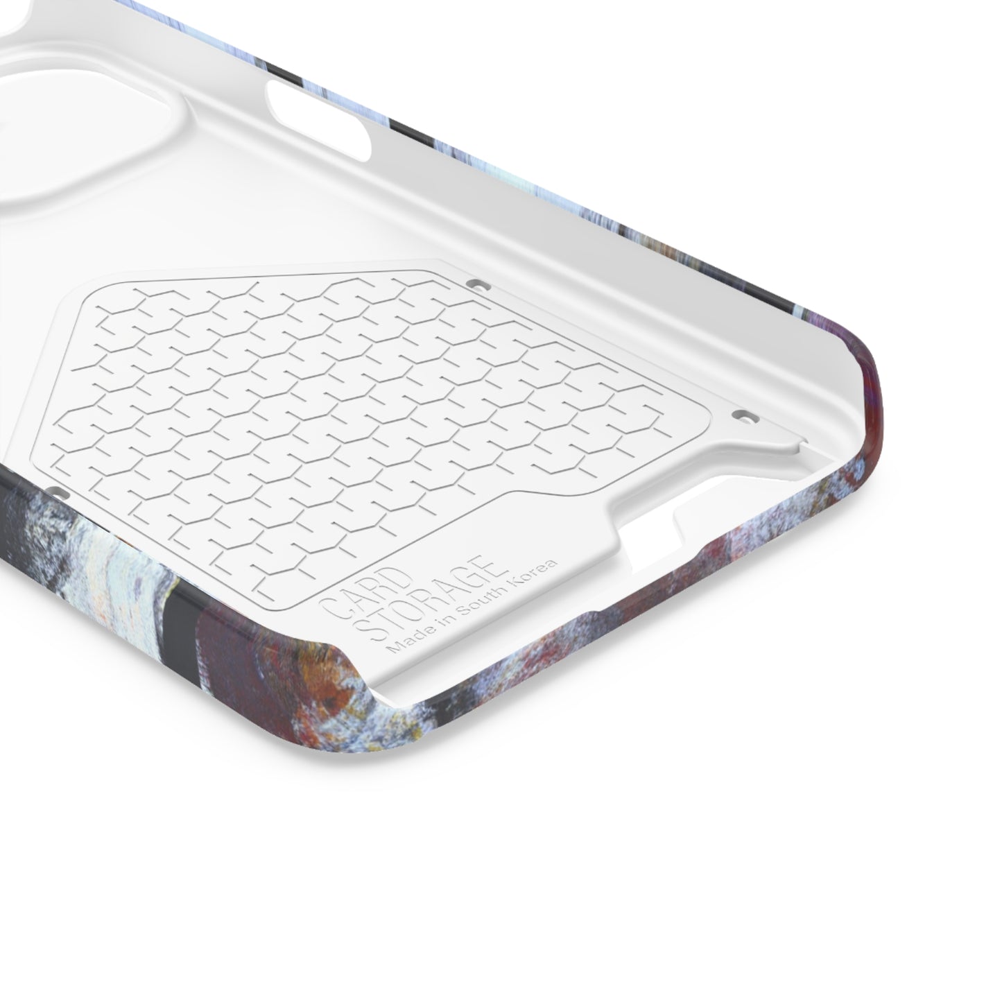 iPhone 13 and Samsung S21, S22 Cases with Card Holder Ft. Mirror Island