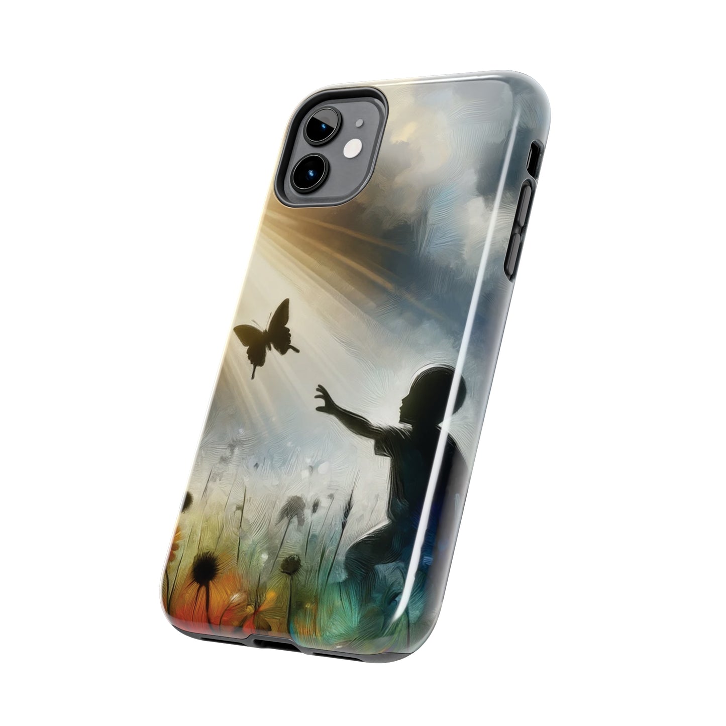 ToughDrop Apple iPhone Case Ft. Butterfly Shadow