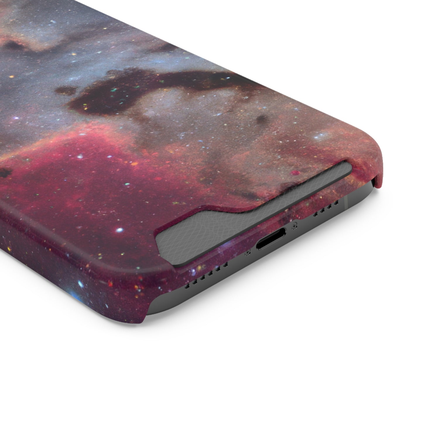 iPhone 13 and Samsung S21, S22 Cases with Card Holder Ft. Nebula
