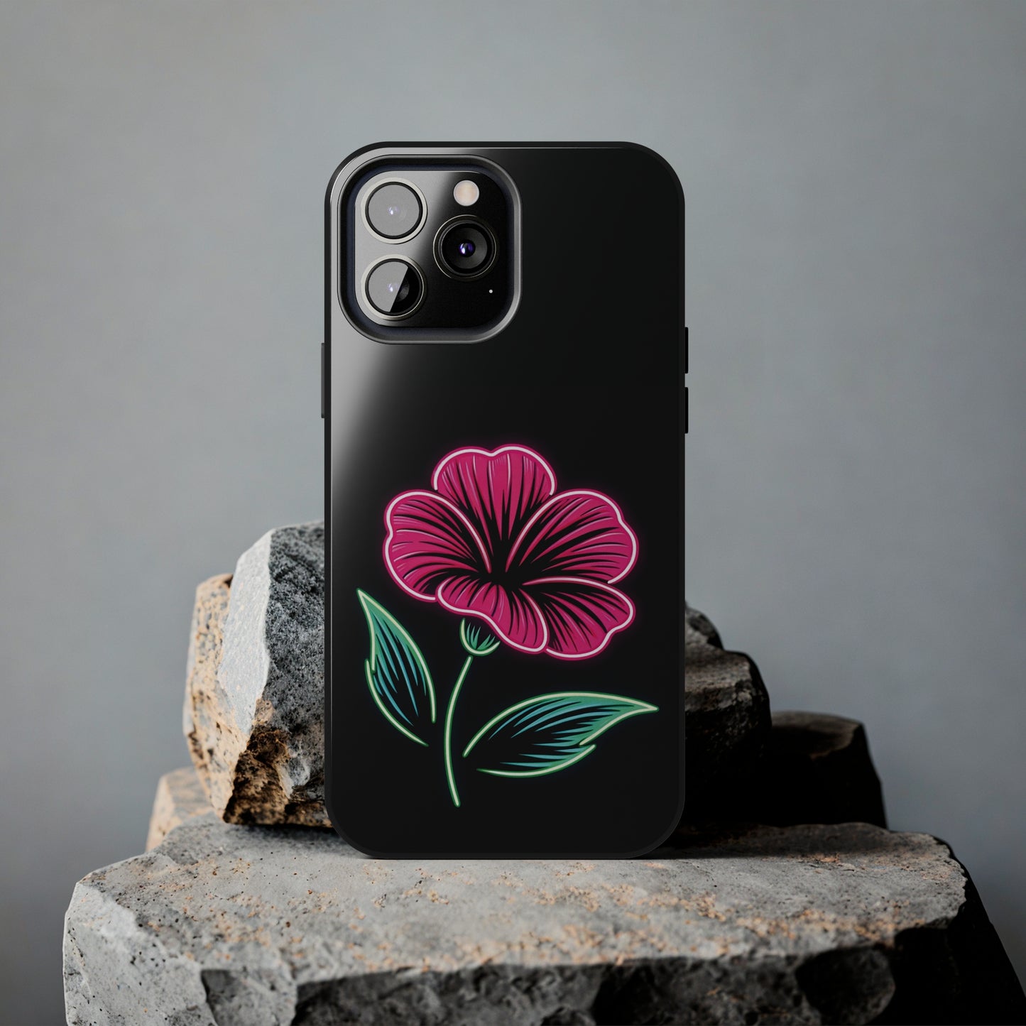 ToughDrop Apple iPhone Case Ft. Neon Bloom