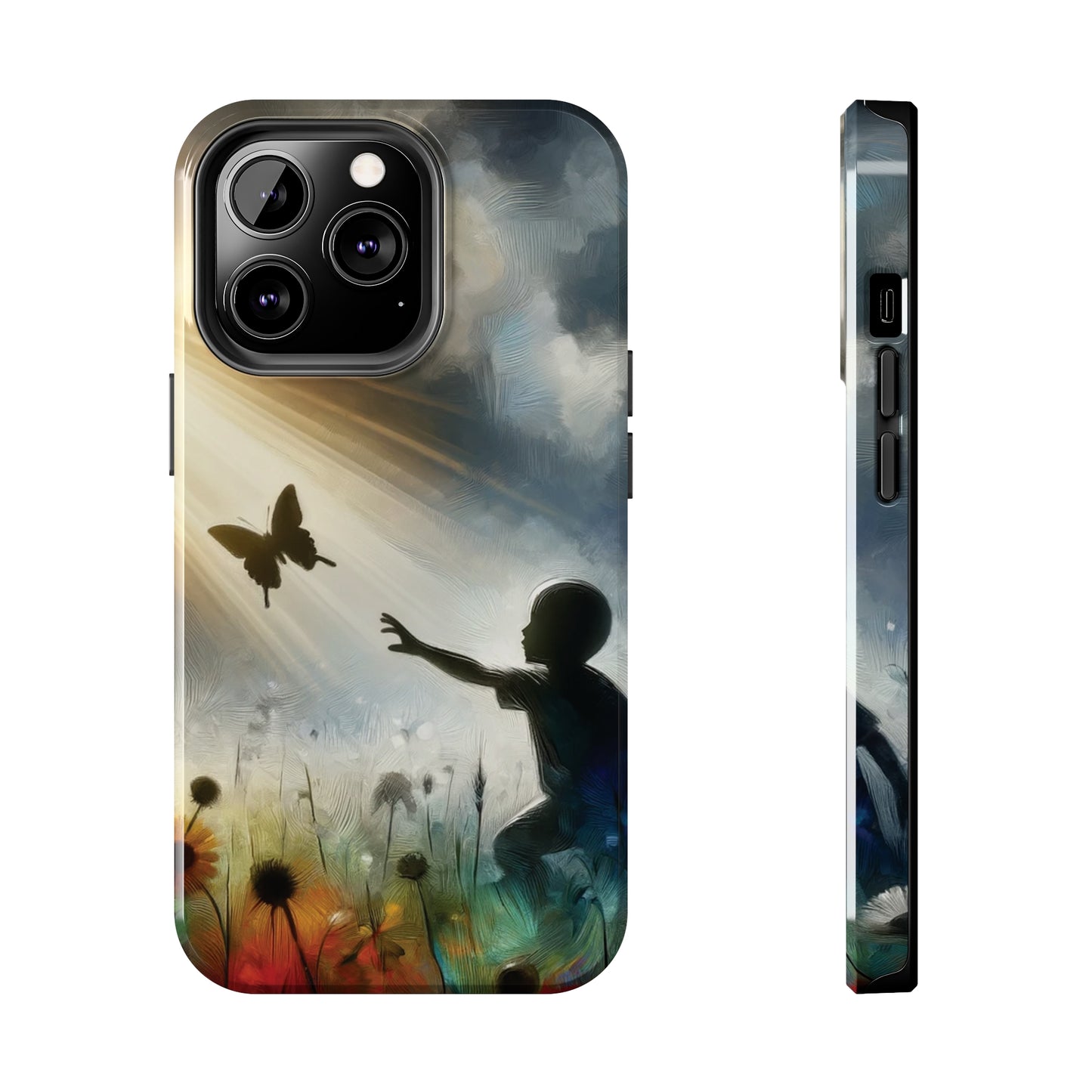 ToughDrop Apple iPhone Case Ft. Butterfly Shadow