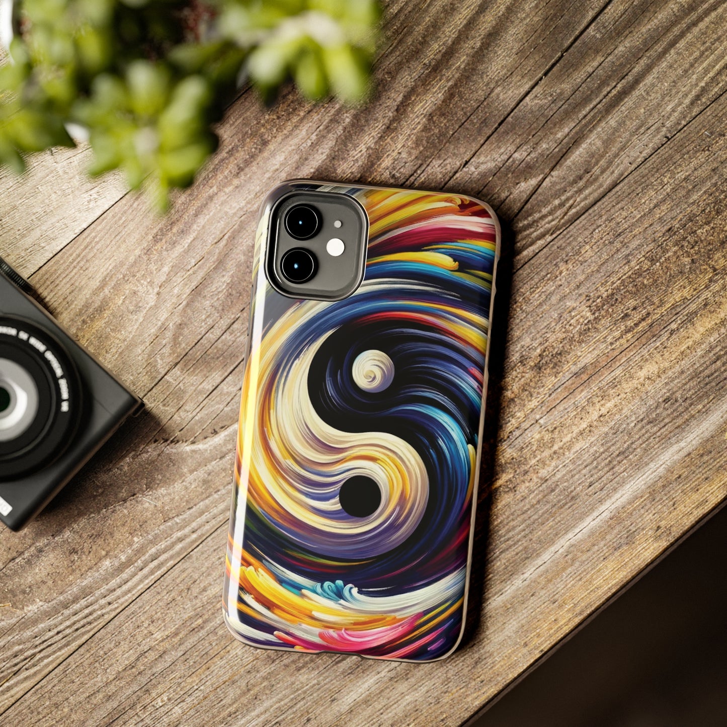 ToughDrop Apple iPhone Case Ft. Abstract Yin Yang