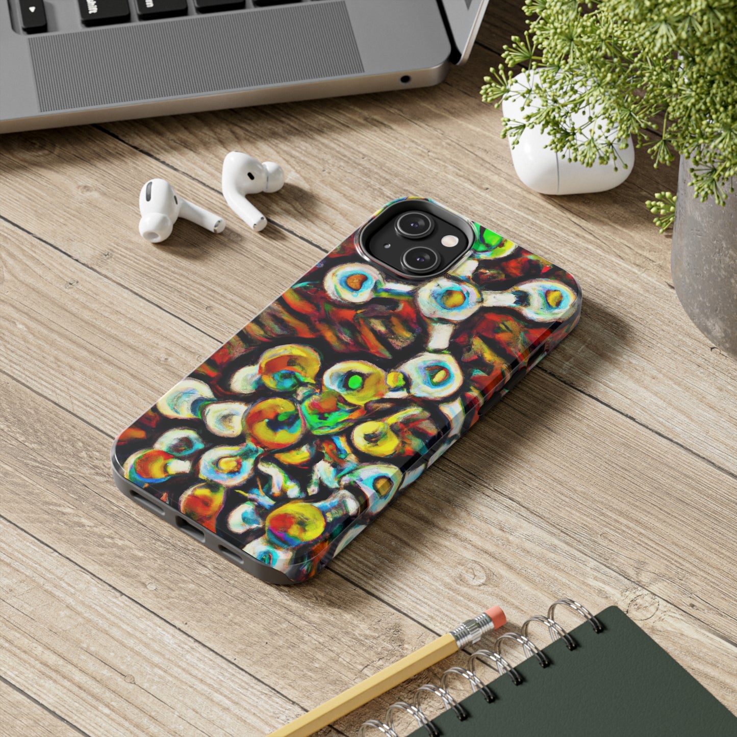Apple iPhone Case Ft. Abstract Molecule