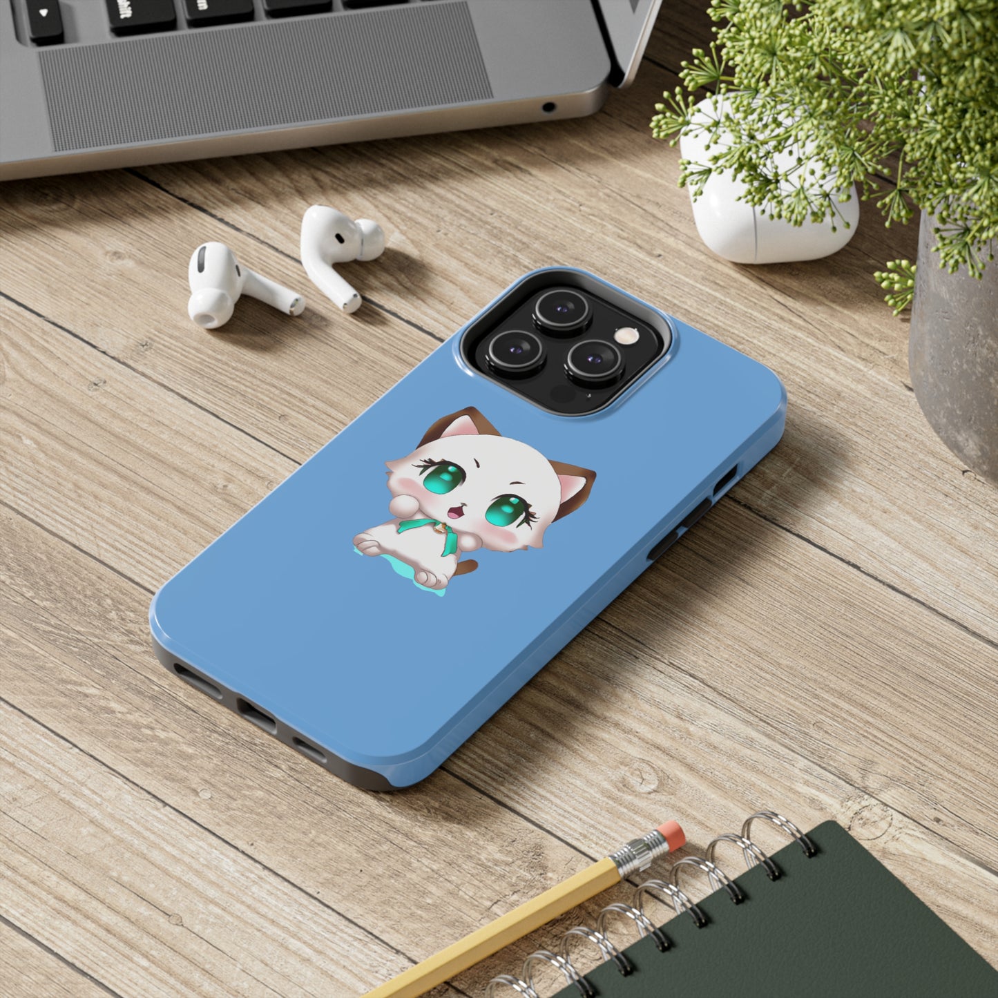 Tough Apple iPhone Cases Ft. Cute Kitty