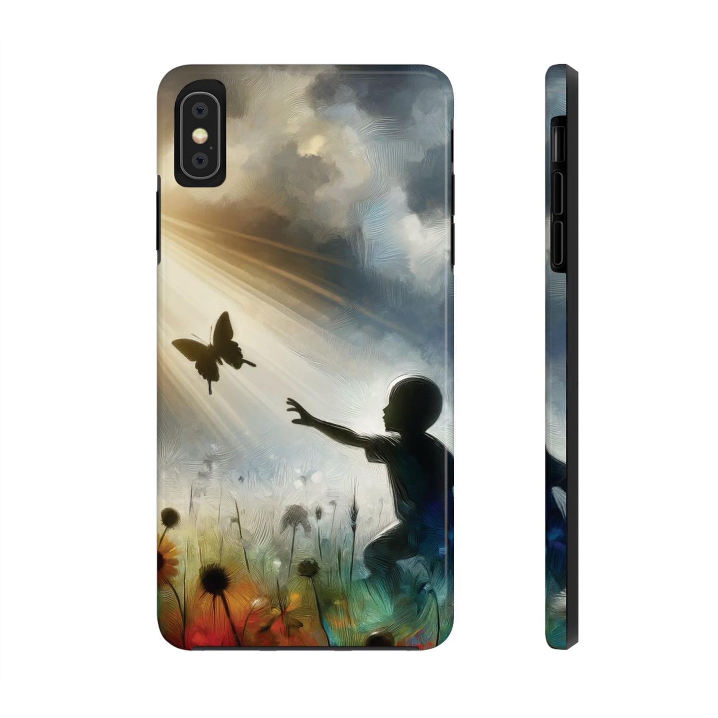 ToughDrop Apple iPhone Case Ft. Butterfly Shadow