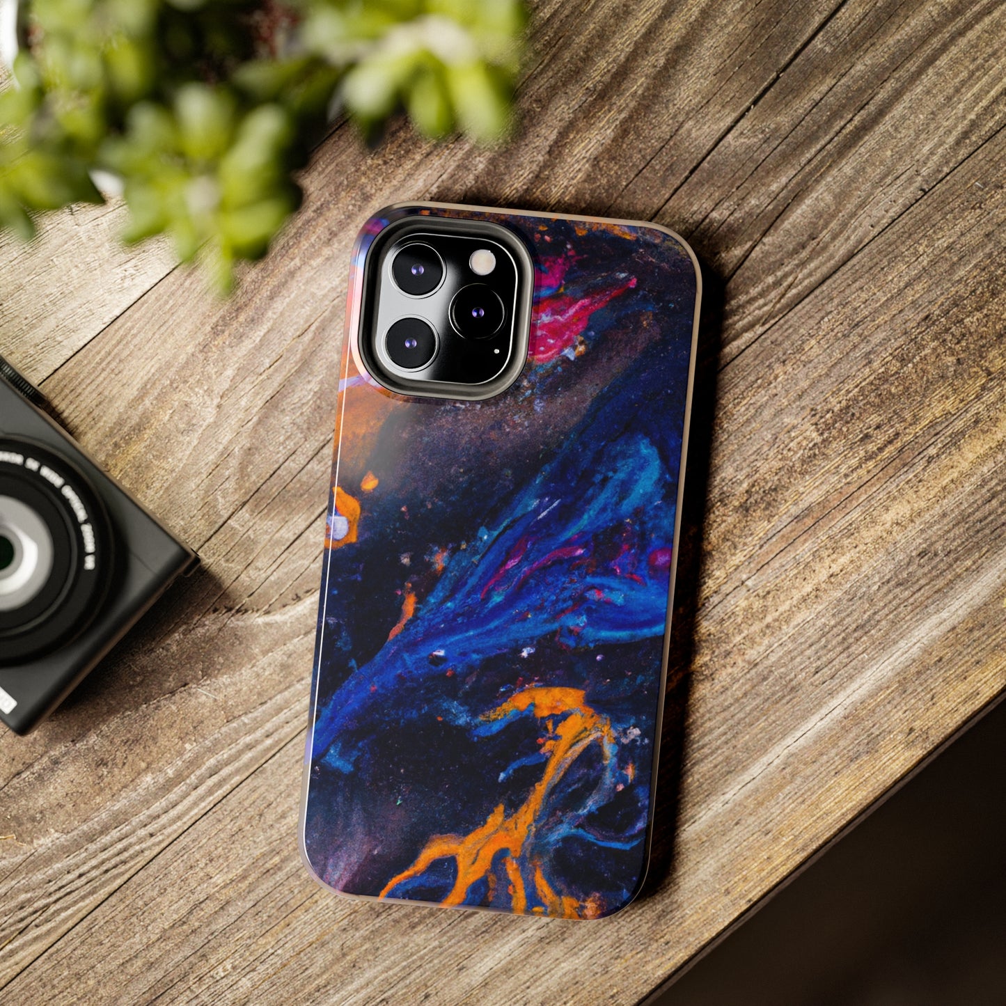Tough Apple iPhone Cases Ft. Space Clouds