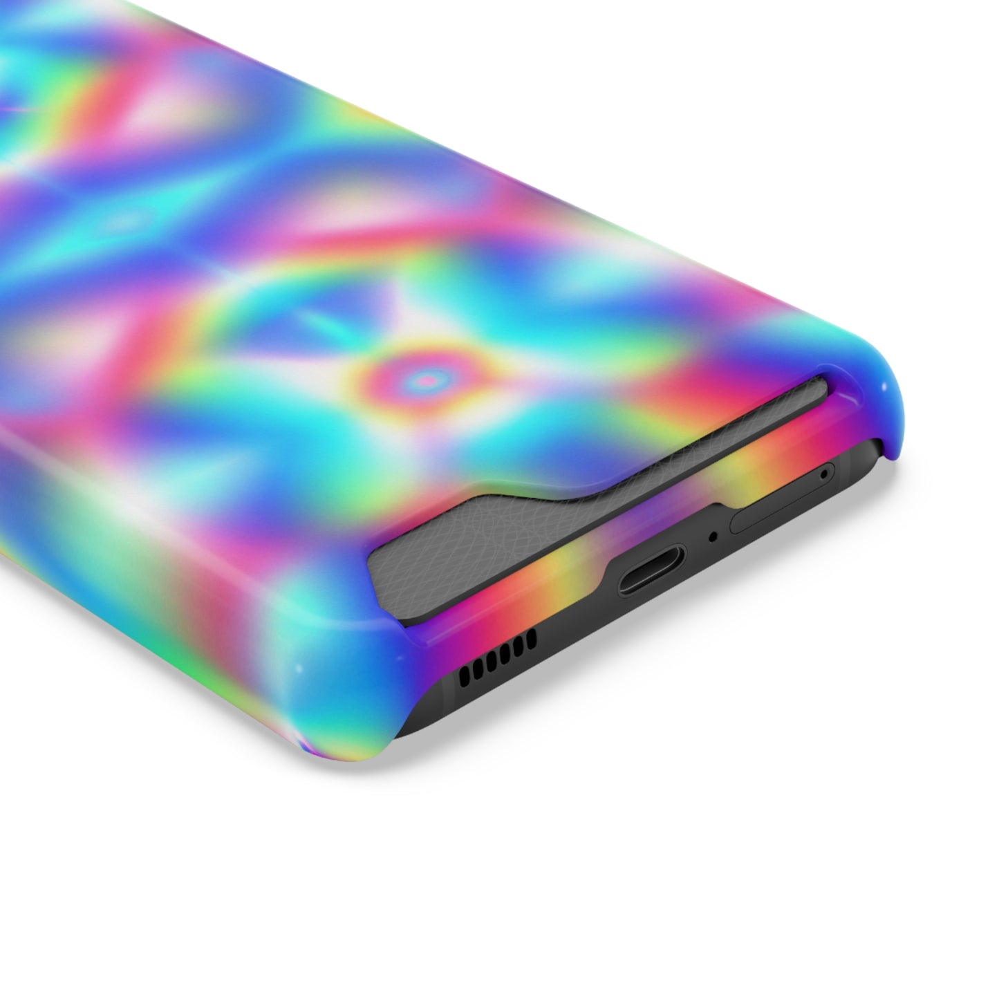 iPhone 13 and Samsung S21, S22 Cases with Card Holder Ft. Light Crystal