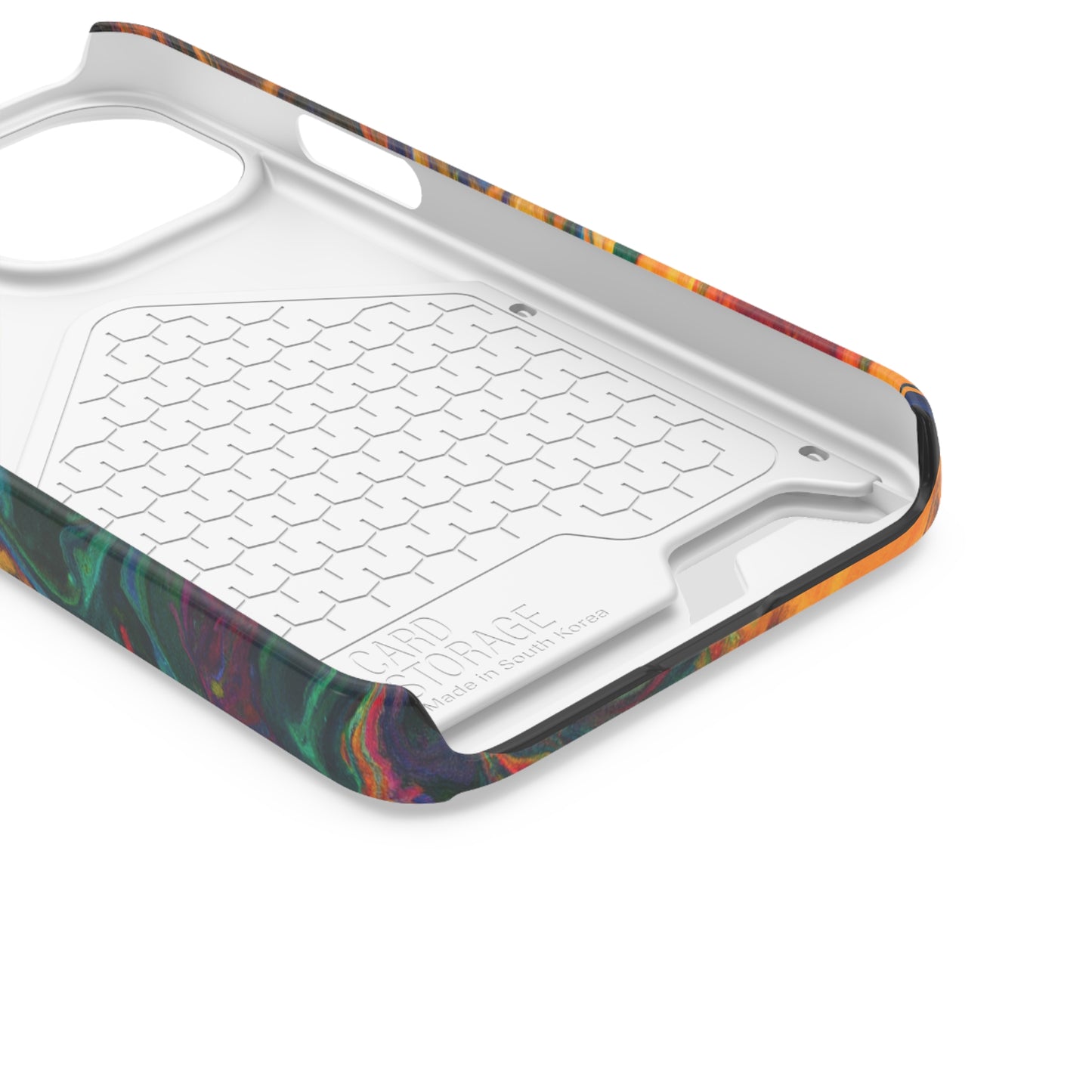 iPhone and Samsung Cases with Card Holder Ft. Abstract Spin