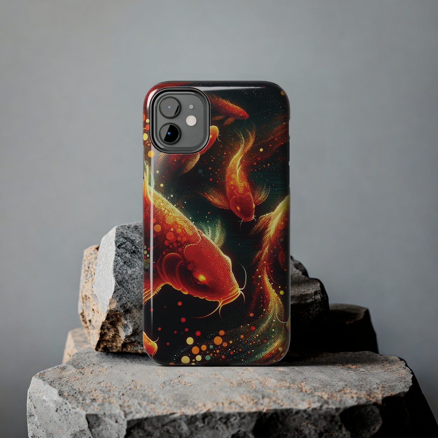 ToughDrop Apple iPhone Case Ft. Spotted Koi