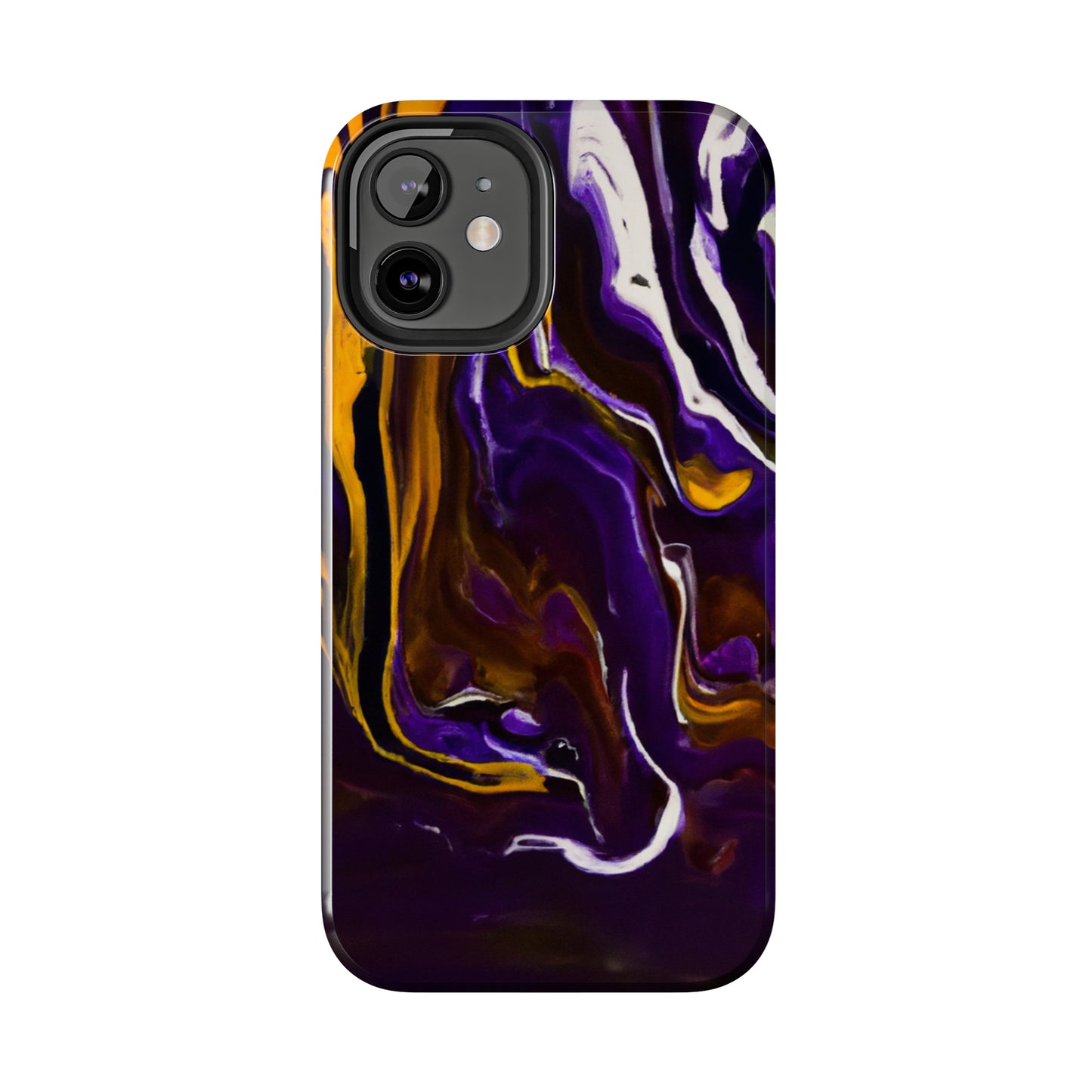 Tough Case-Mate iPhone Case Ft. Purple Tiger Stripes