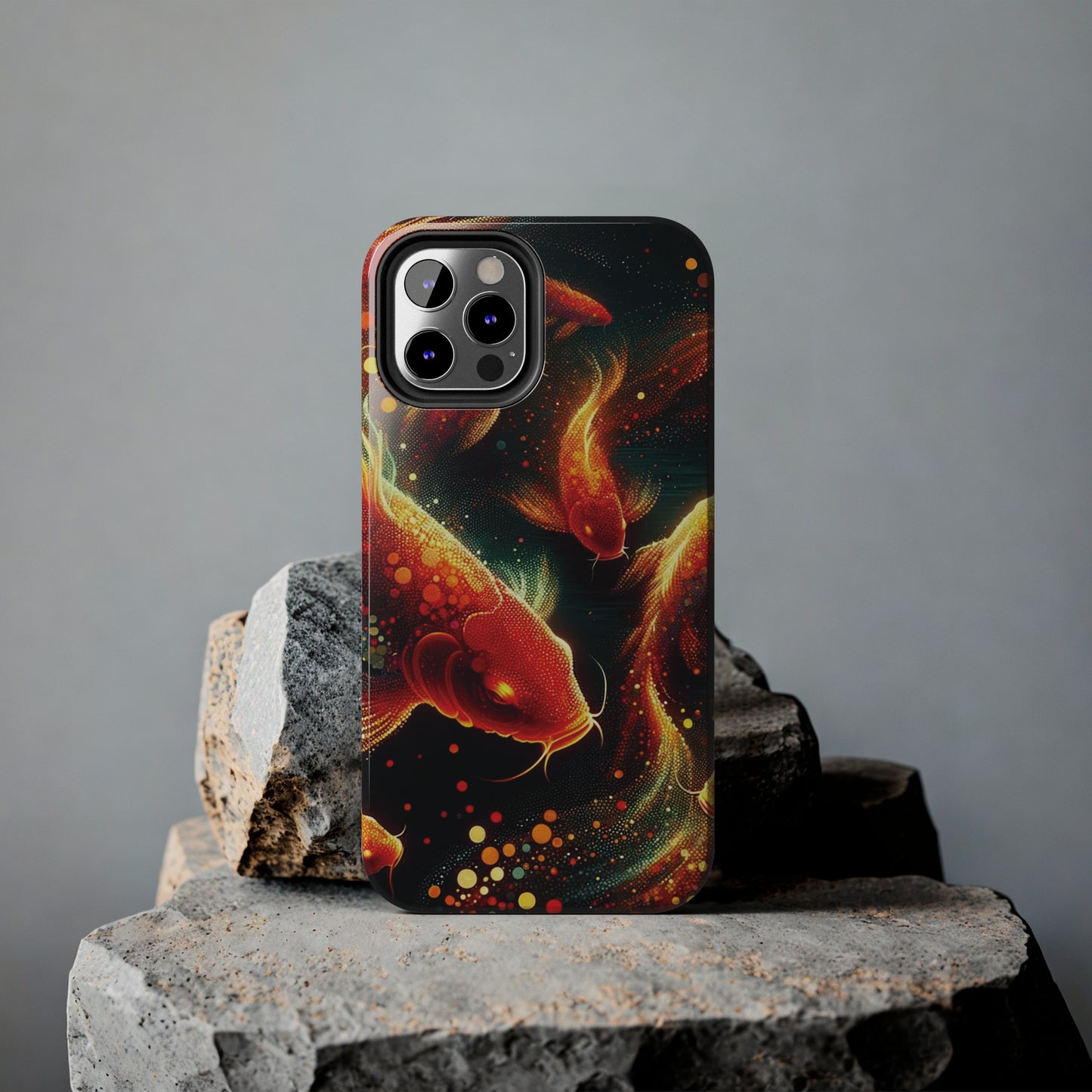 ToughDrop Apple iPhone Case Ft. Spotted Koi