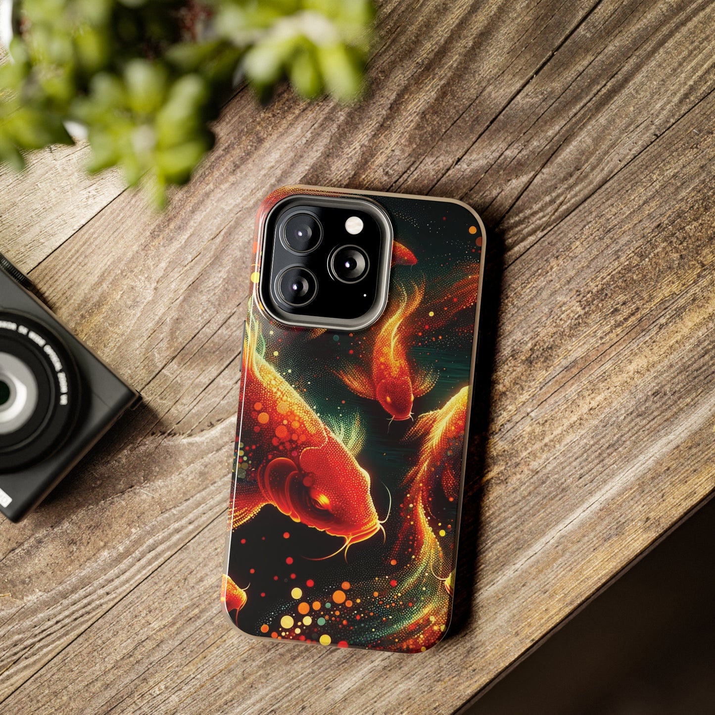 ToughDrop Apple iPhone Case Ft. Spotted Koi