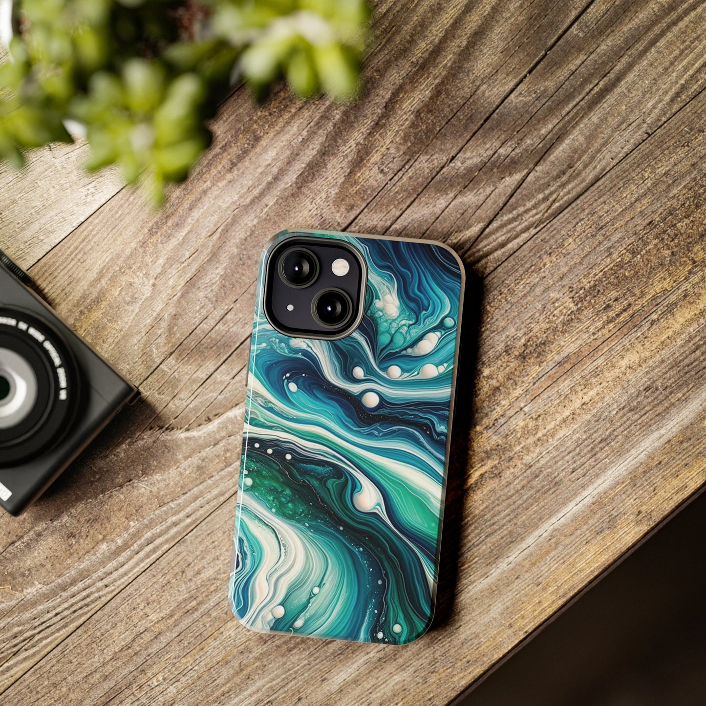 ToughDrop Apple iPhone Case Ft. Liquid Blue