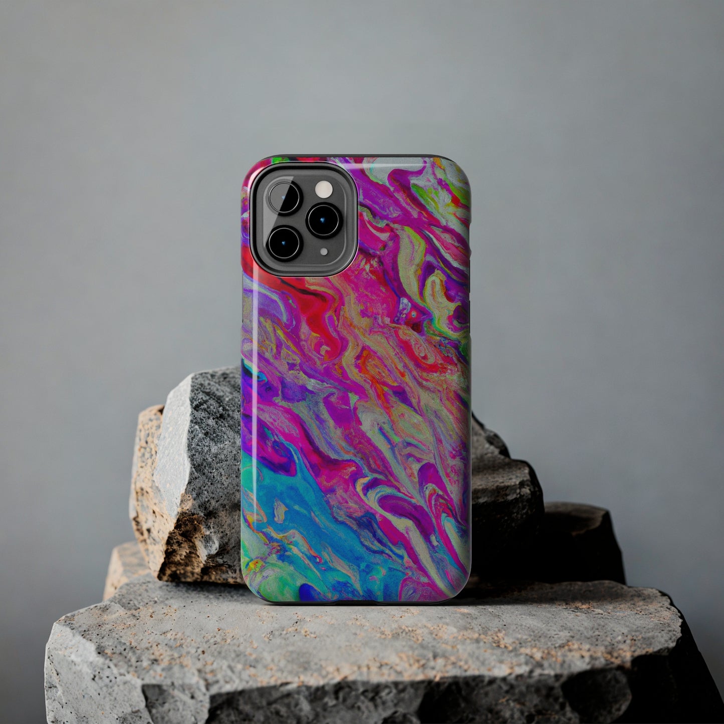 Tough Case-Mate iPhone Case Ft. Rainbow Waves