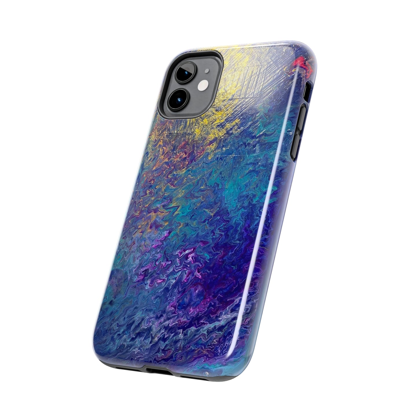 Tough Case-Mate iPhone Cases Ft. Abstract Blue Waterfall