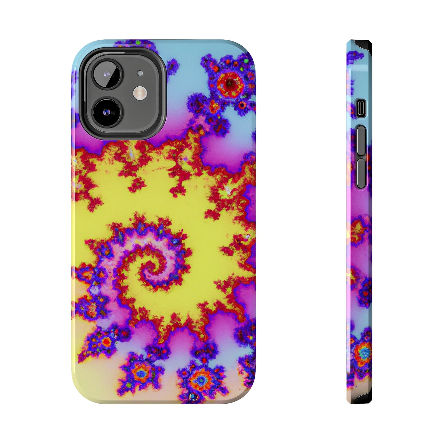 Tough Case-Mate iPhone Case Ft. Tie Dye Fractal