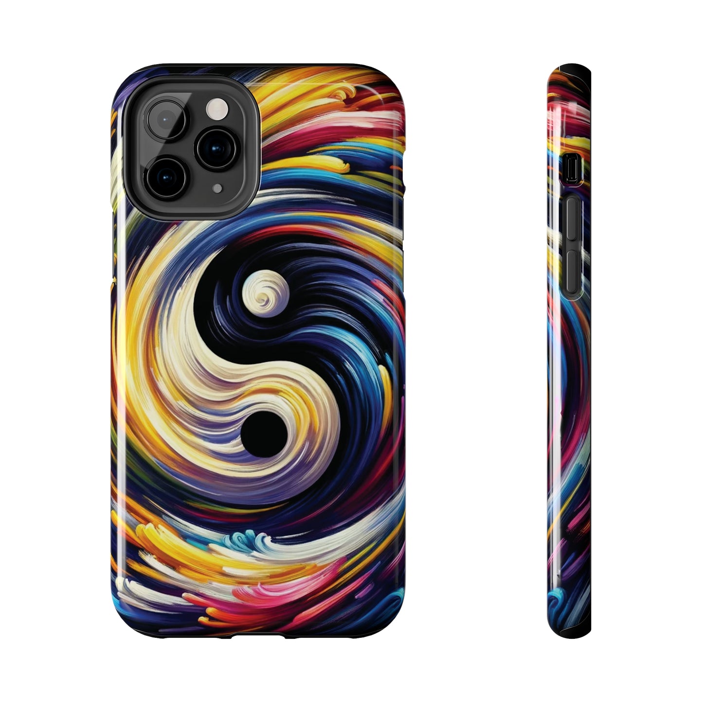 ToughDrop Apple iPhone Case Ft. Abstract Yin Yang
