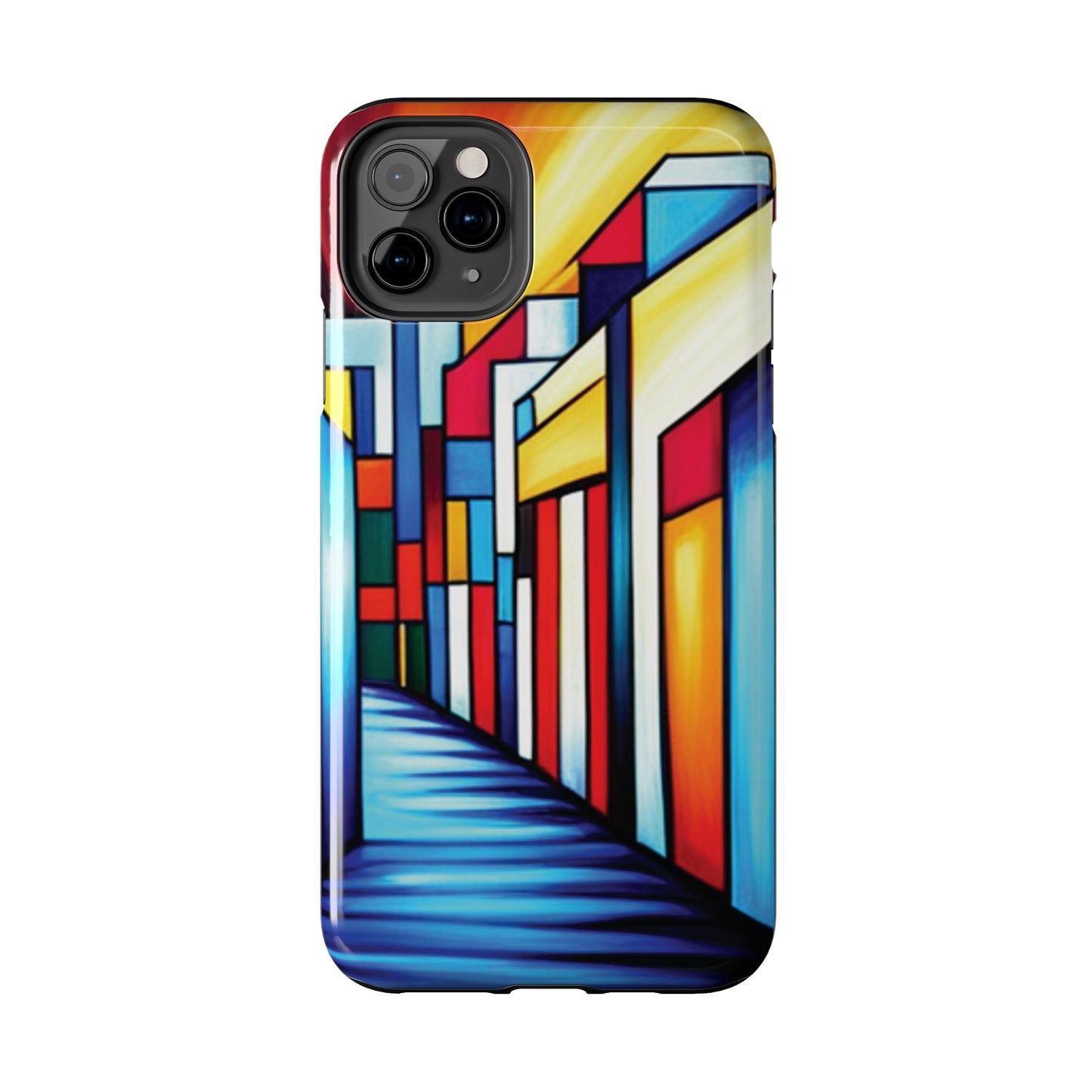 ToughDrop Apple iPhone Case Ft. Colorful Geometric Abstract Art