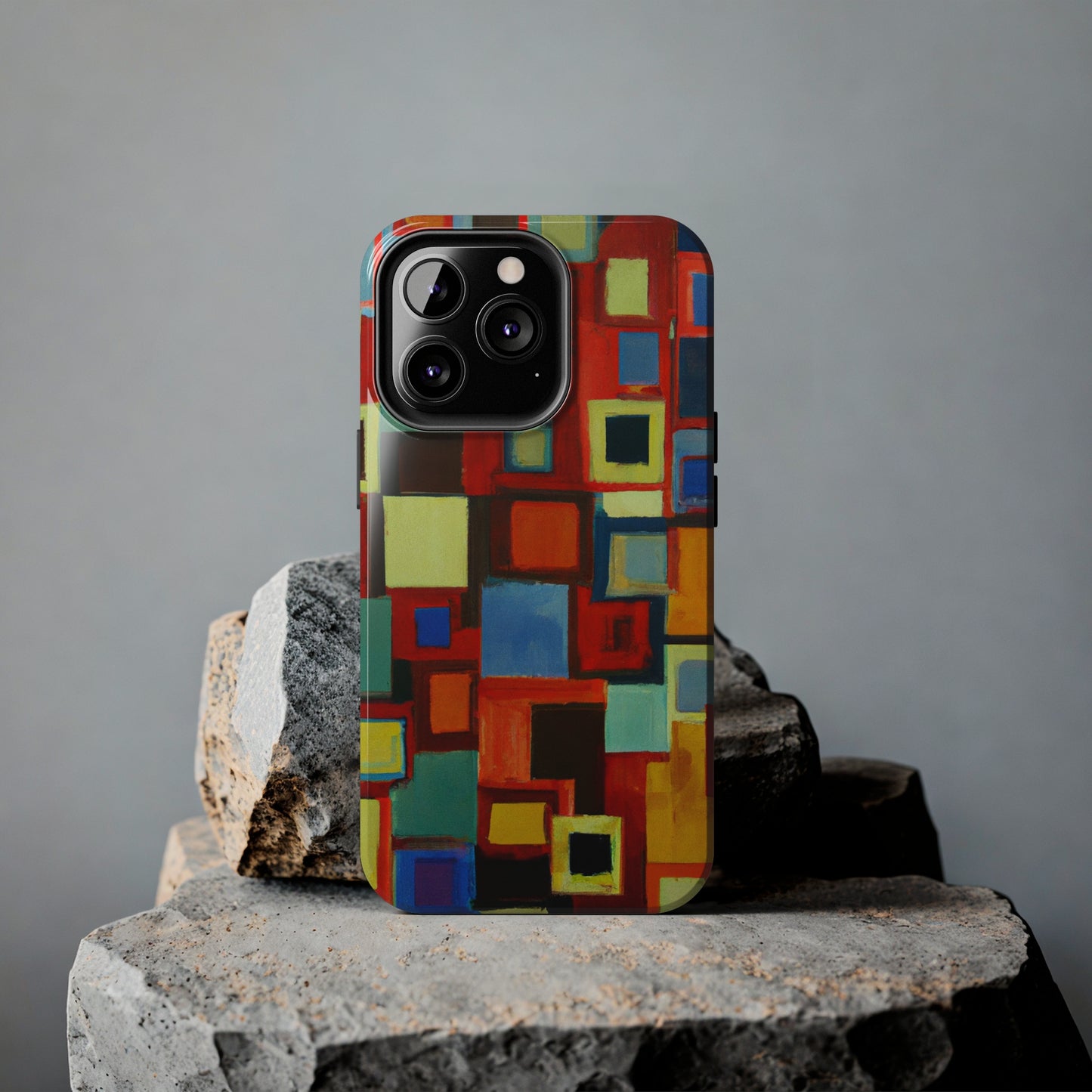 Tough Case-Mate iPhone Case Ft. Abstract Squares
