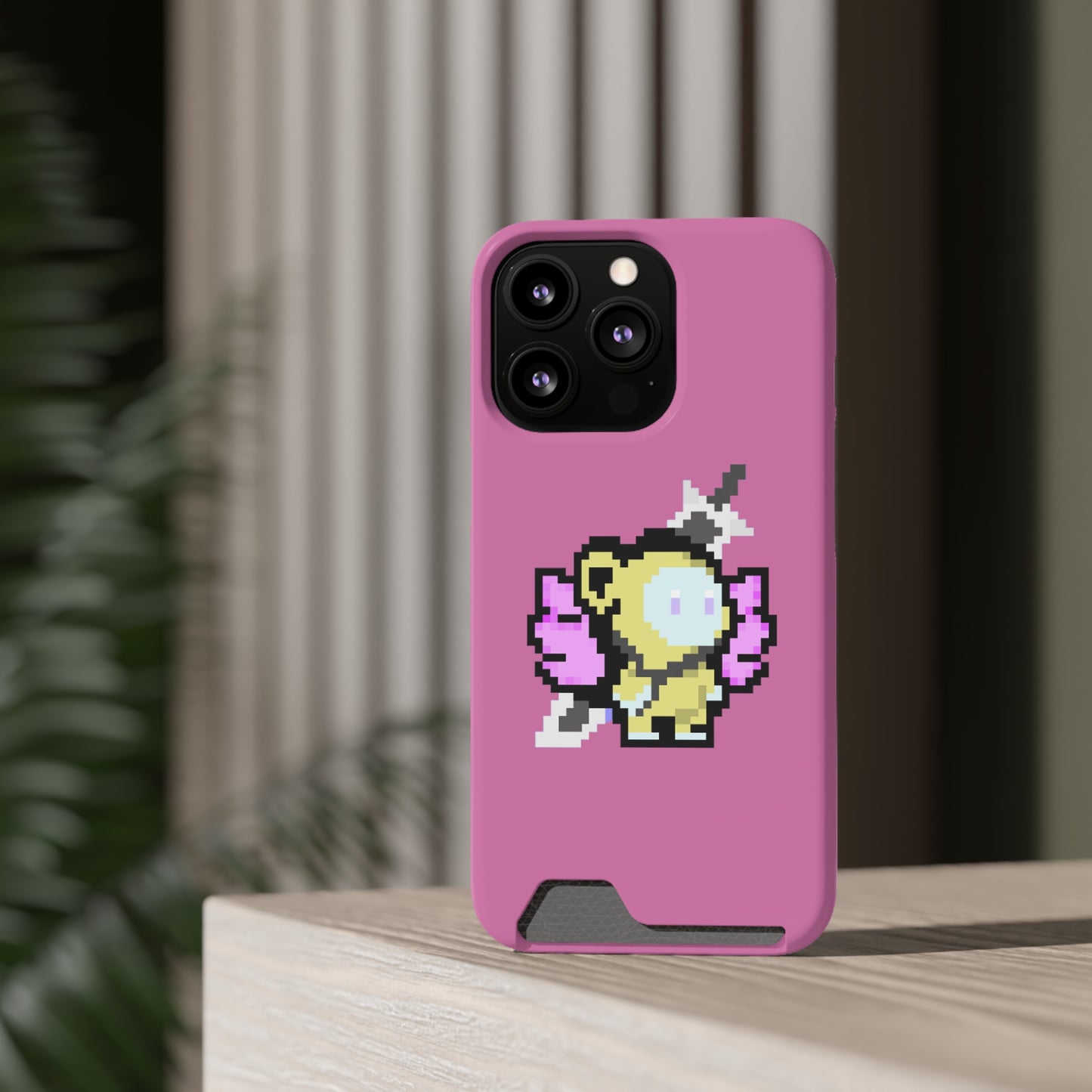 iPhone 13 and Samsung S21, S22 Cases with Card Holder Ft. MONKEE MONKEE #2108