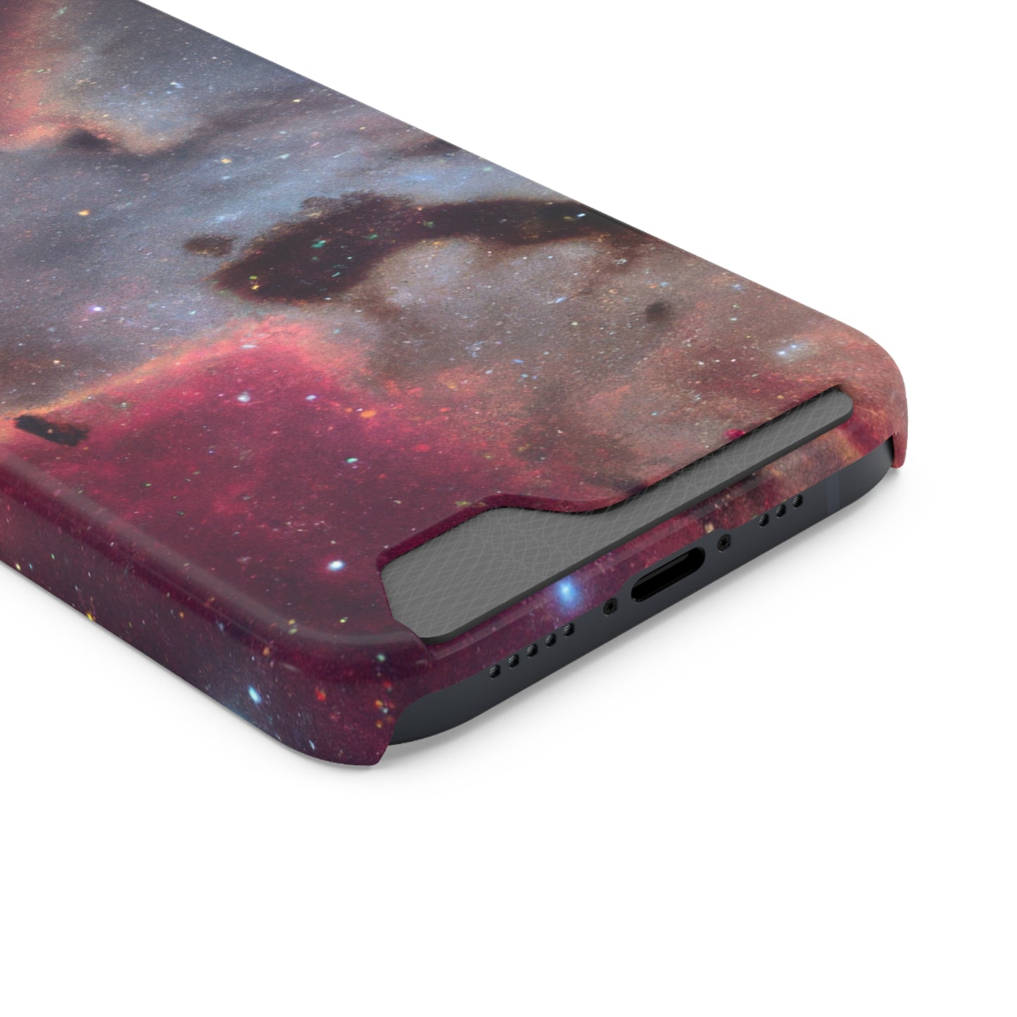 iPhone 13 and Samsung S21, S22 Cases with Card Holder Ft. Nebula