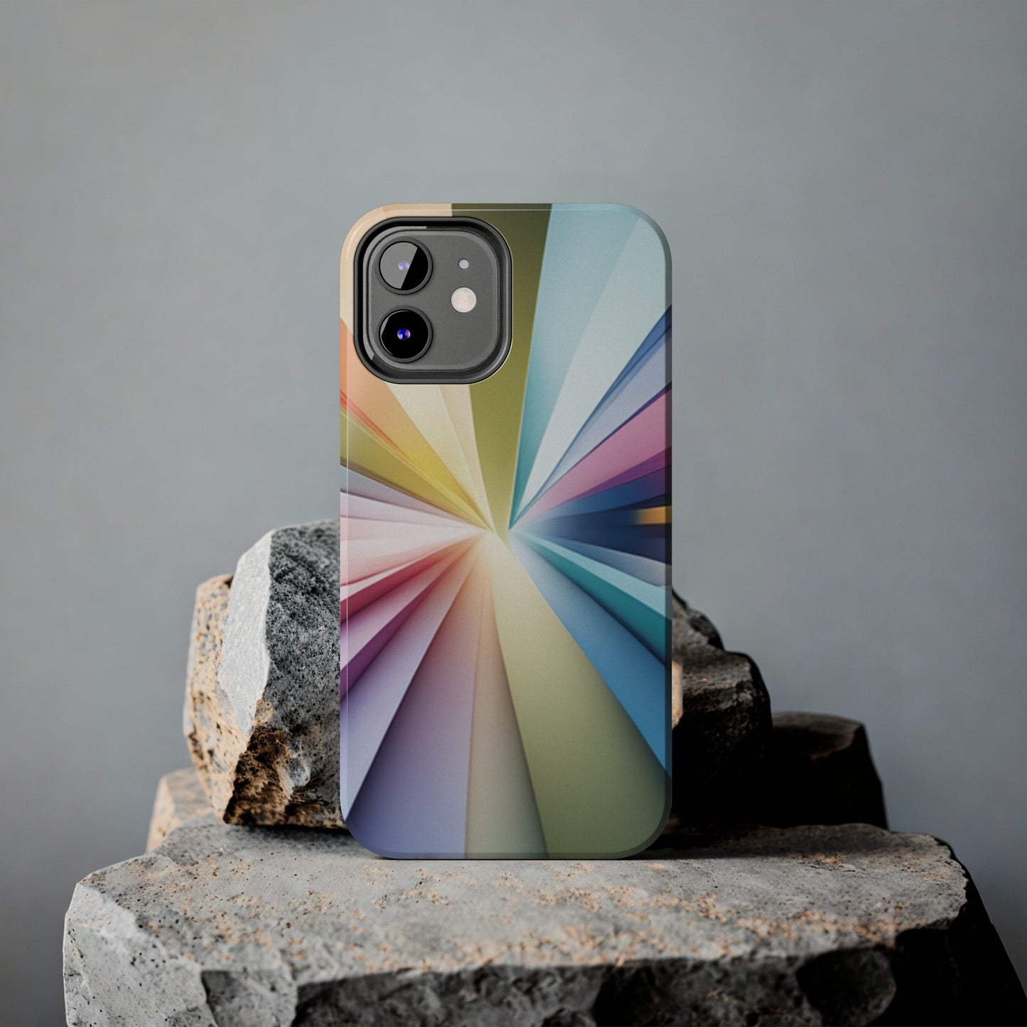 Tough Apple iPhone Case Ft. Abstract Inner Diamond