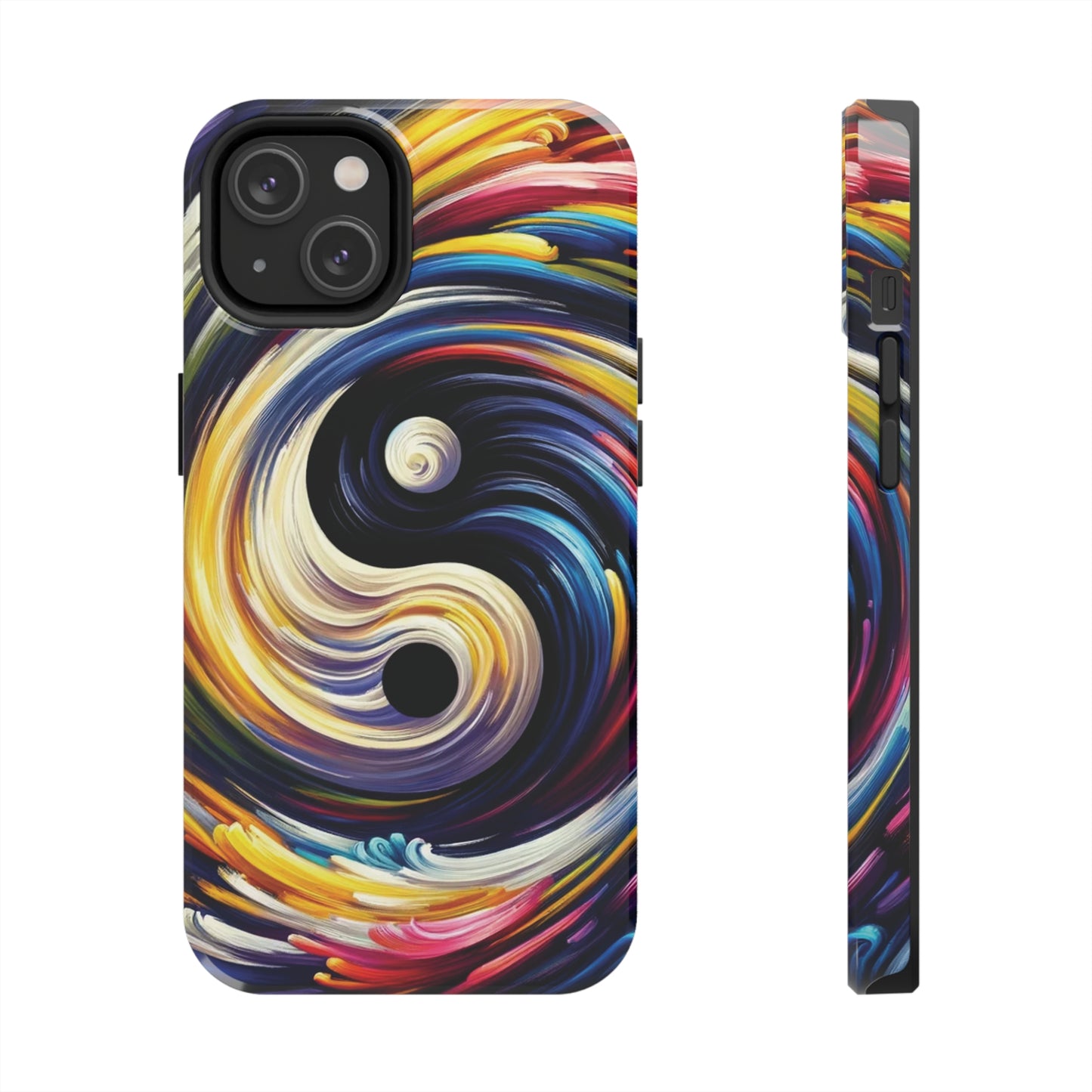 ToughDrop Apple iPhone Case Ft. Abstract Yin Yang