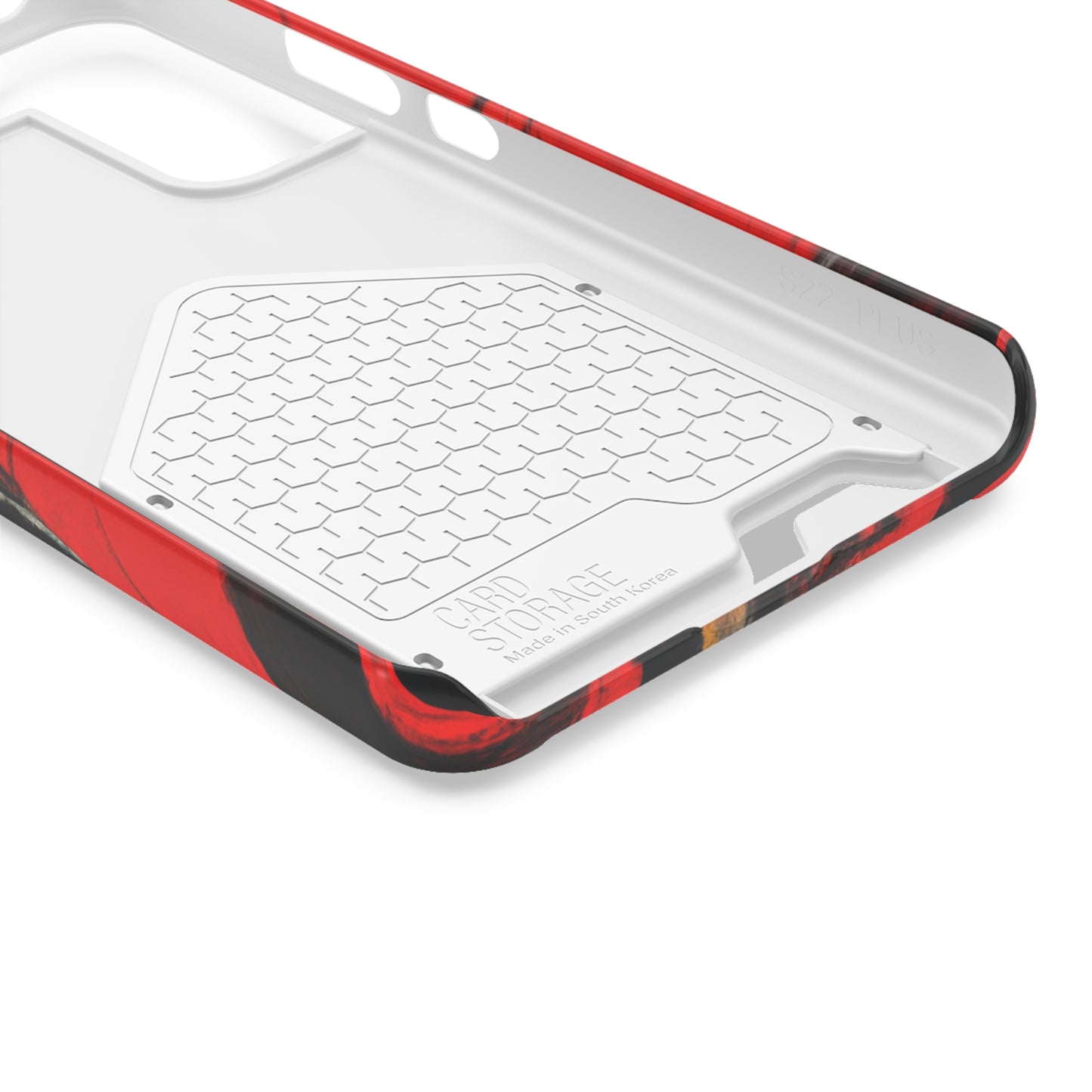 iPhone 13 and Samsung S21, S22 Cases with Card Holder Ft. Abstract Zero