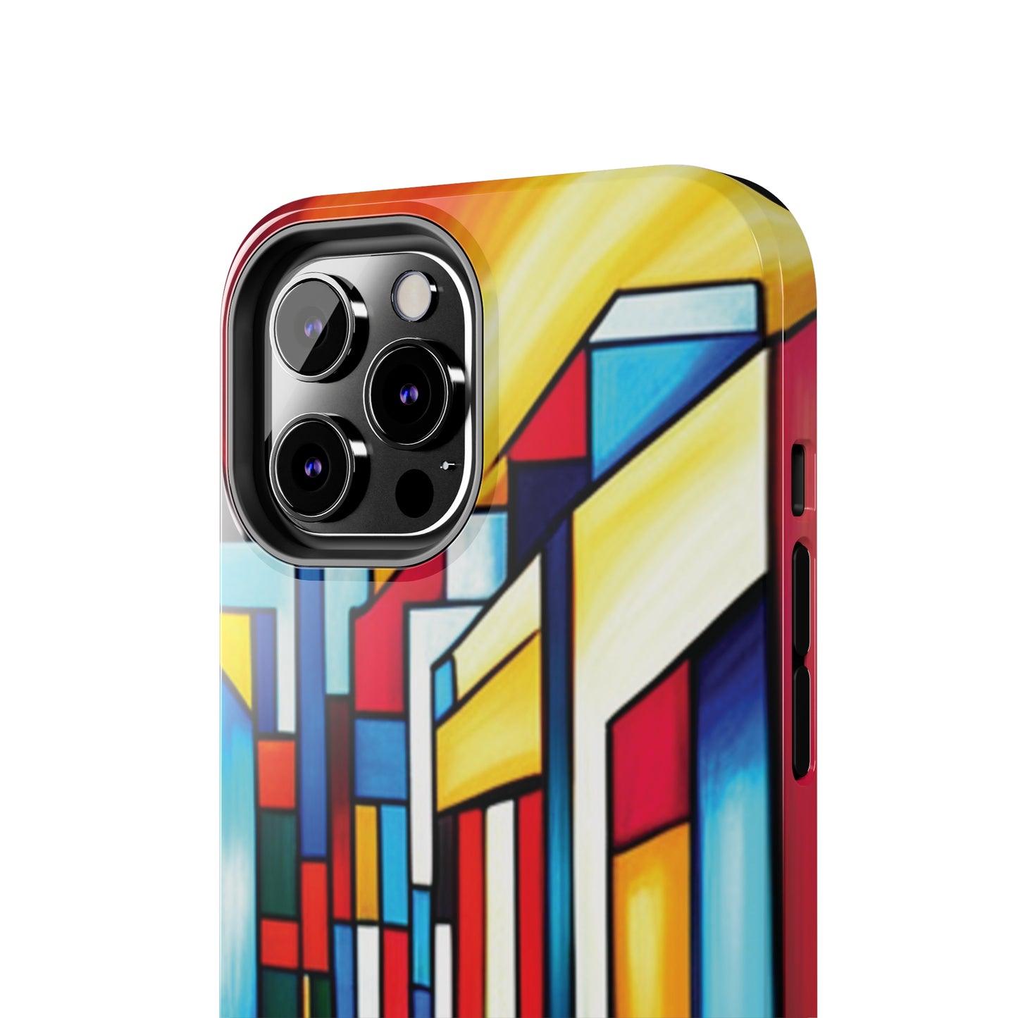 ToughDrop Apple iPhone Case Ft. Colorful Geometric Abstract Art