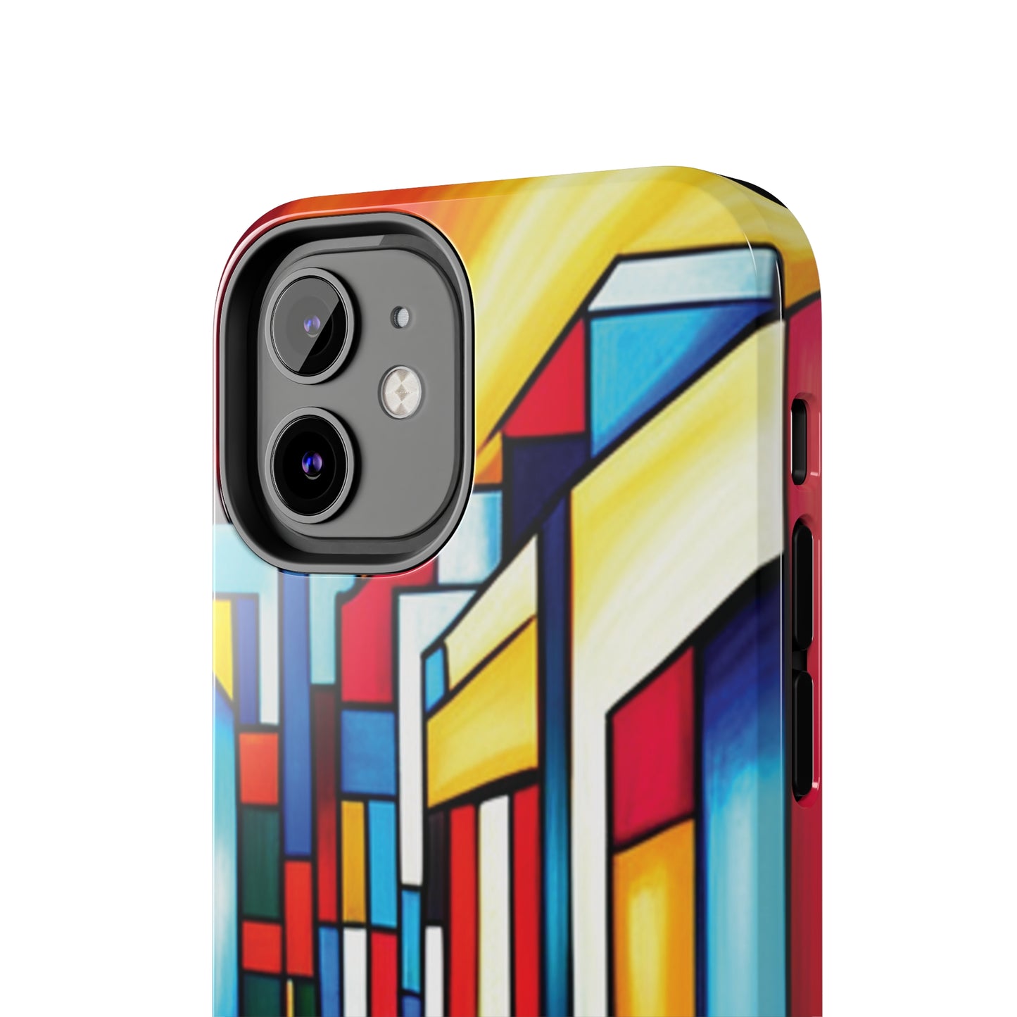ToughDrop Apple iPhone Case Ft. Colorful Geometric Abstract Art