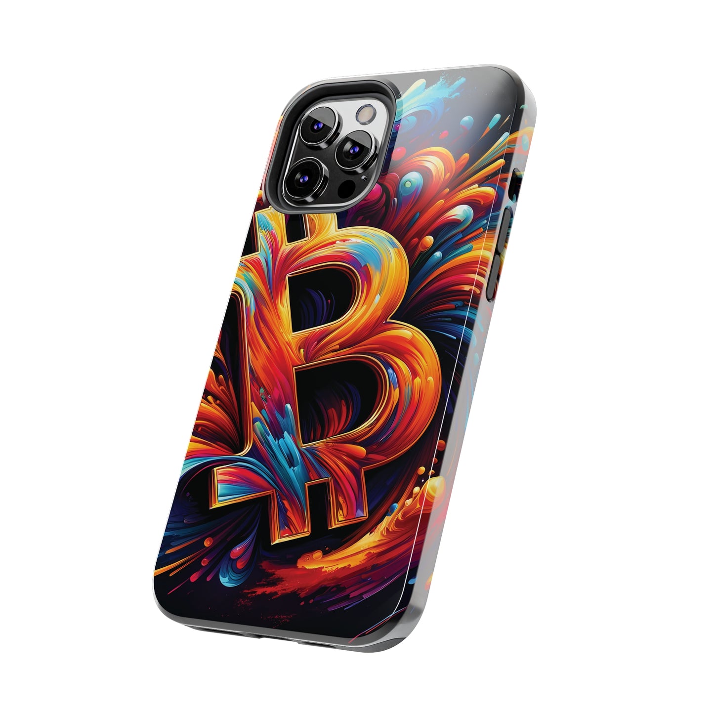ToughDrop Apple iPhone Case Ft. Bitcoin Symbol Abstract