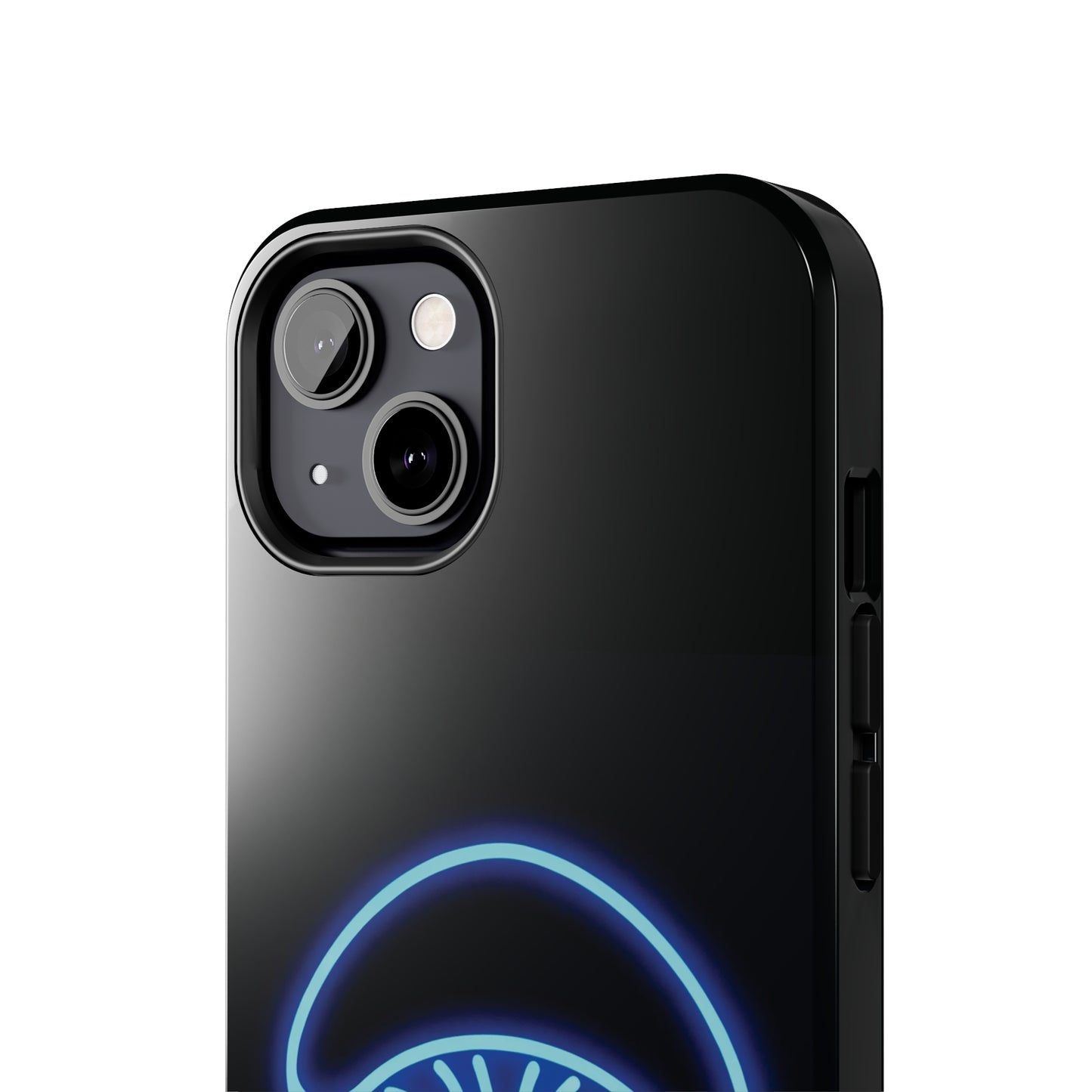ToughDrop Apple iPhone Case Ft. Neon Blue Shroom