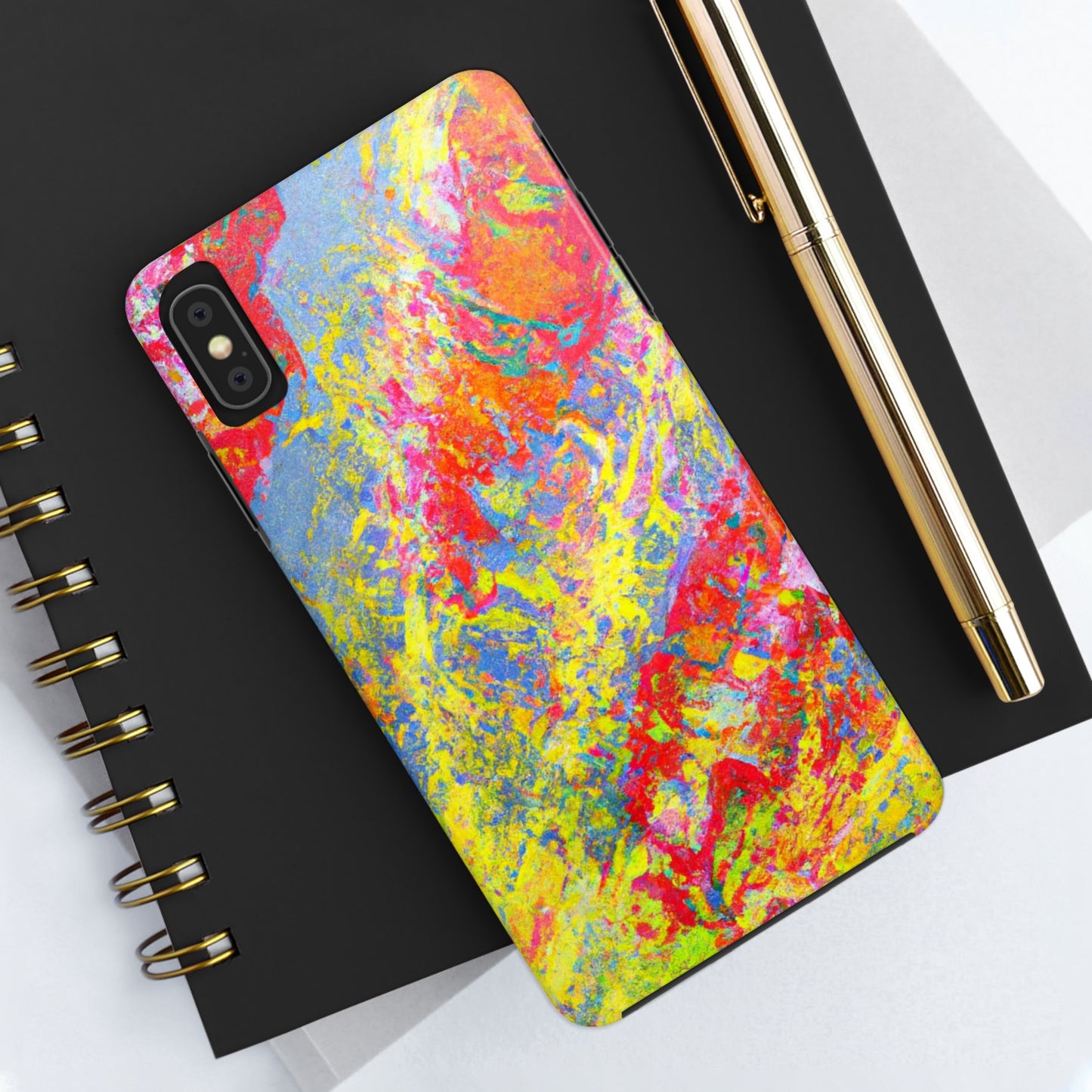 Tough Apple iPhone Cases Ft. Abstract Strawberry Banana
