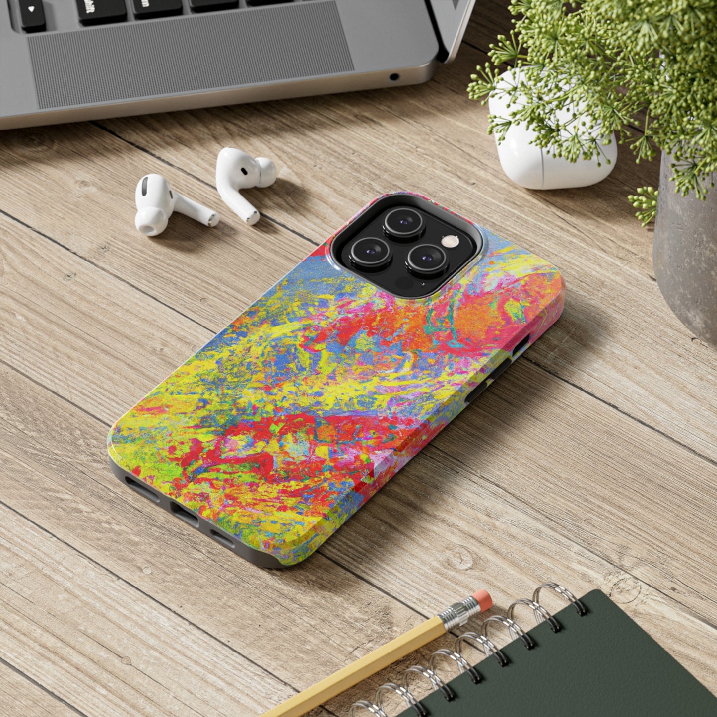 Tough Apple iPhone Cases Ft. Abstract Strawberry Banana