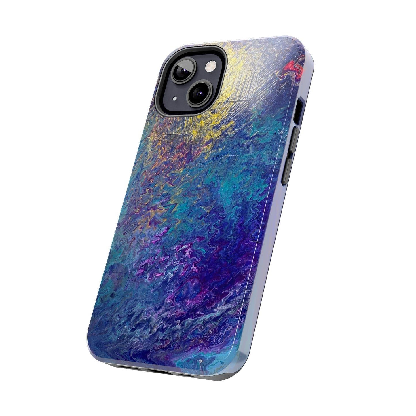 Tough Case-Mate iPhone Cases Ft. Abstract Blue Waterfall