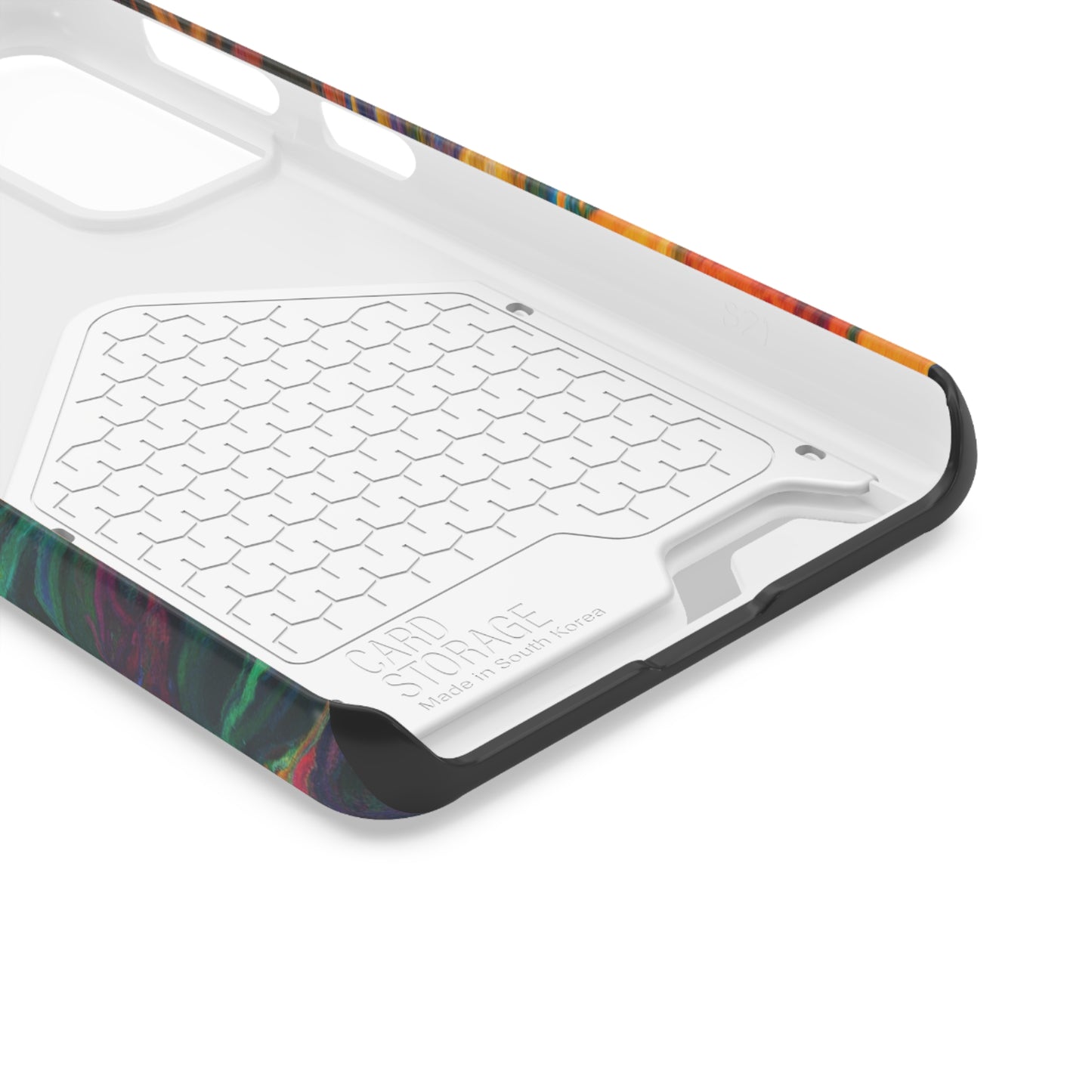 iPhone and Samsung Cases with Card Holder Ft. Abstract Spin