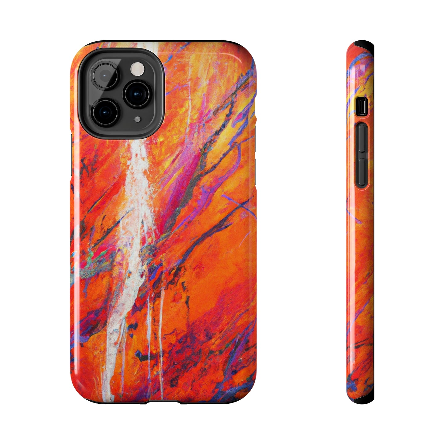 Tough Apple iPhone Cases Ft. Abstract Halloween Forest