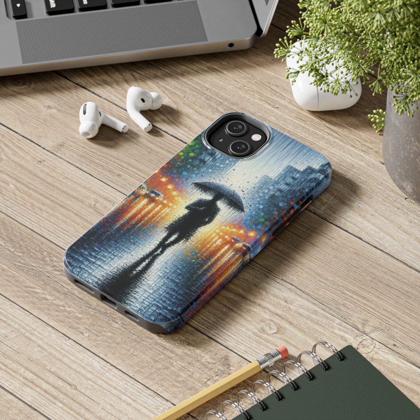 ToughDrop Apple iPhone Case Ft. Rain Walk