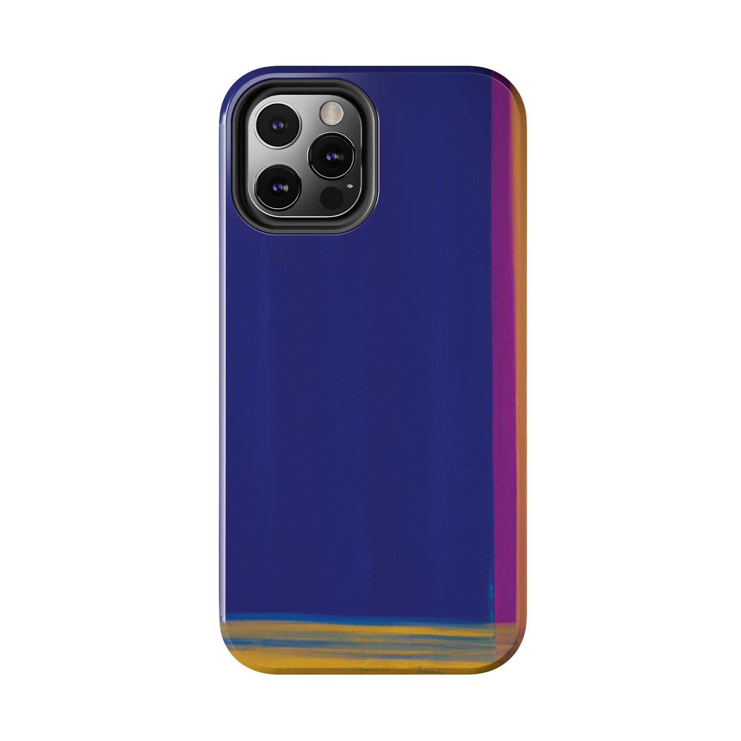 Strong Apple iPhone Case Ft. Minimal Framed Blue
