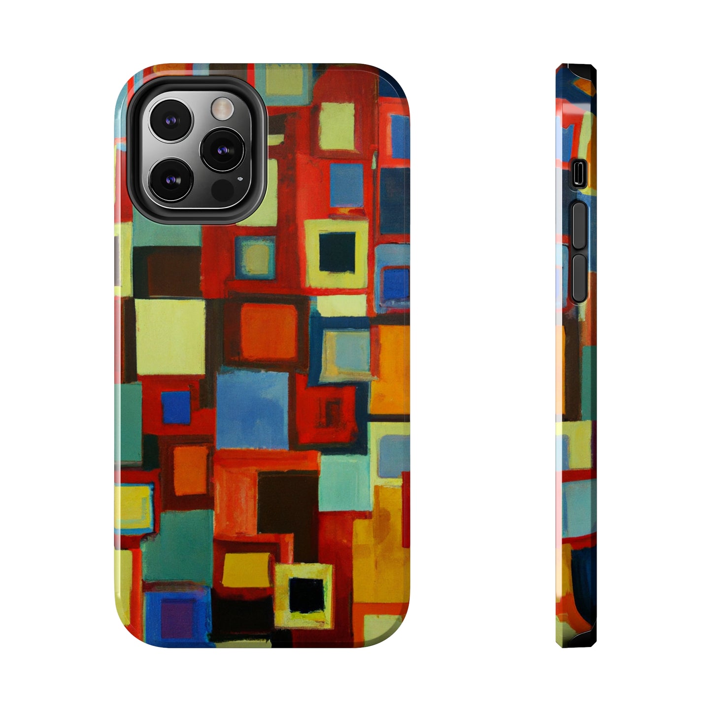 Tough Case-Mate iPhone Case Ft. Abstract Squares