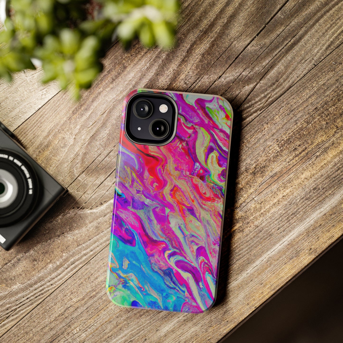 Tough Case-Mate iPhone Case Ft. Rainbow Waves