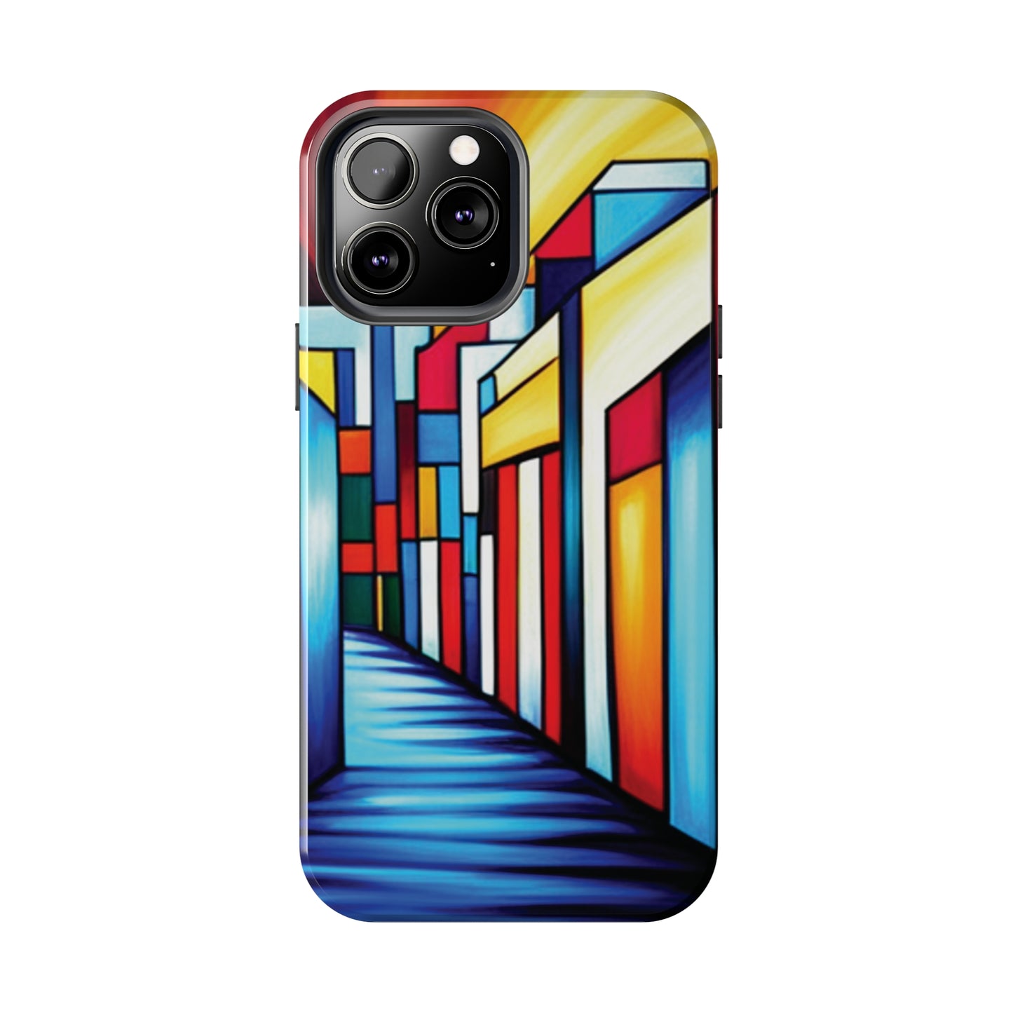 ToughDrop Apple iPhone Case Ft. Colorful Geometric Abstract Art