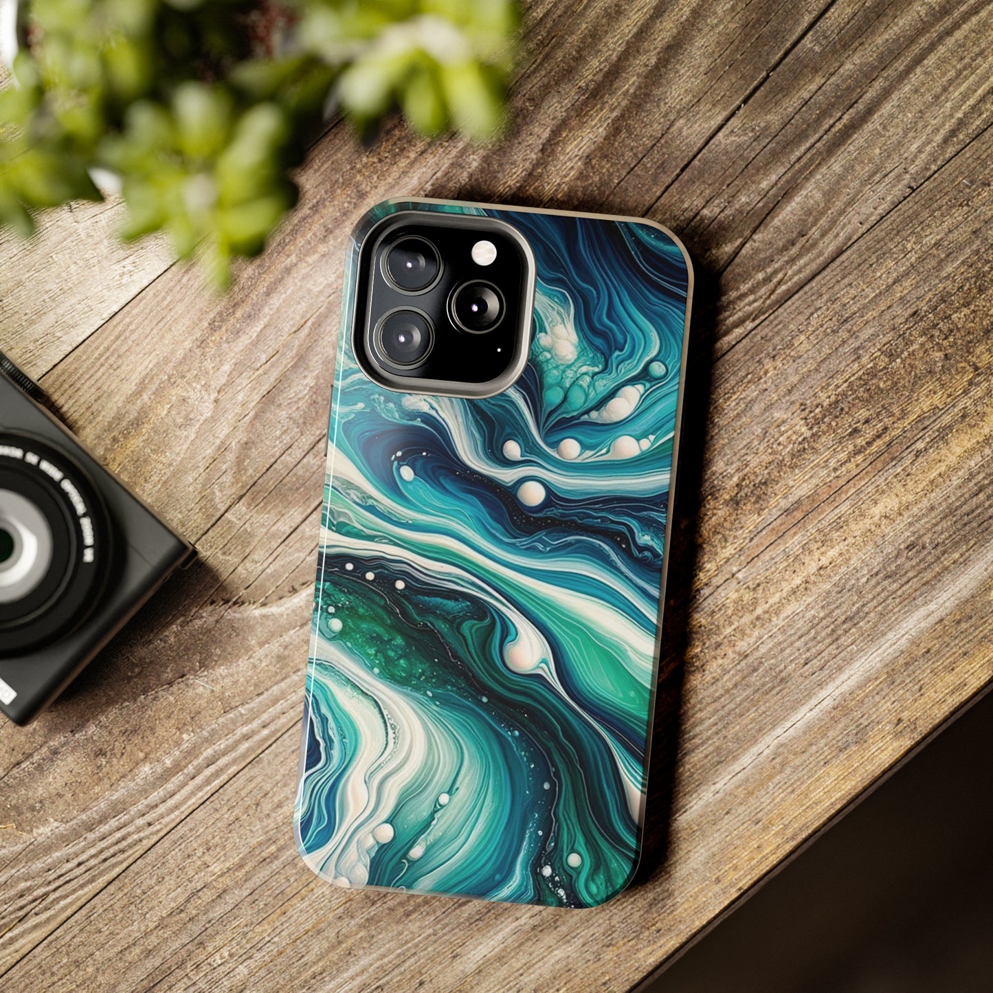 ToughDrop Apple iPhone Case Ft. Liquid Blue