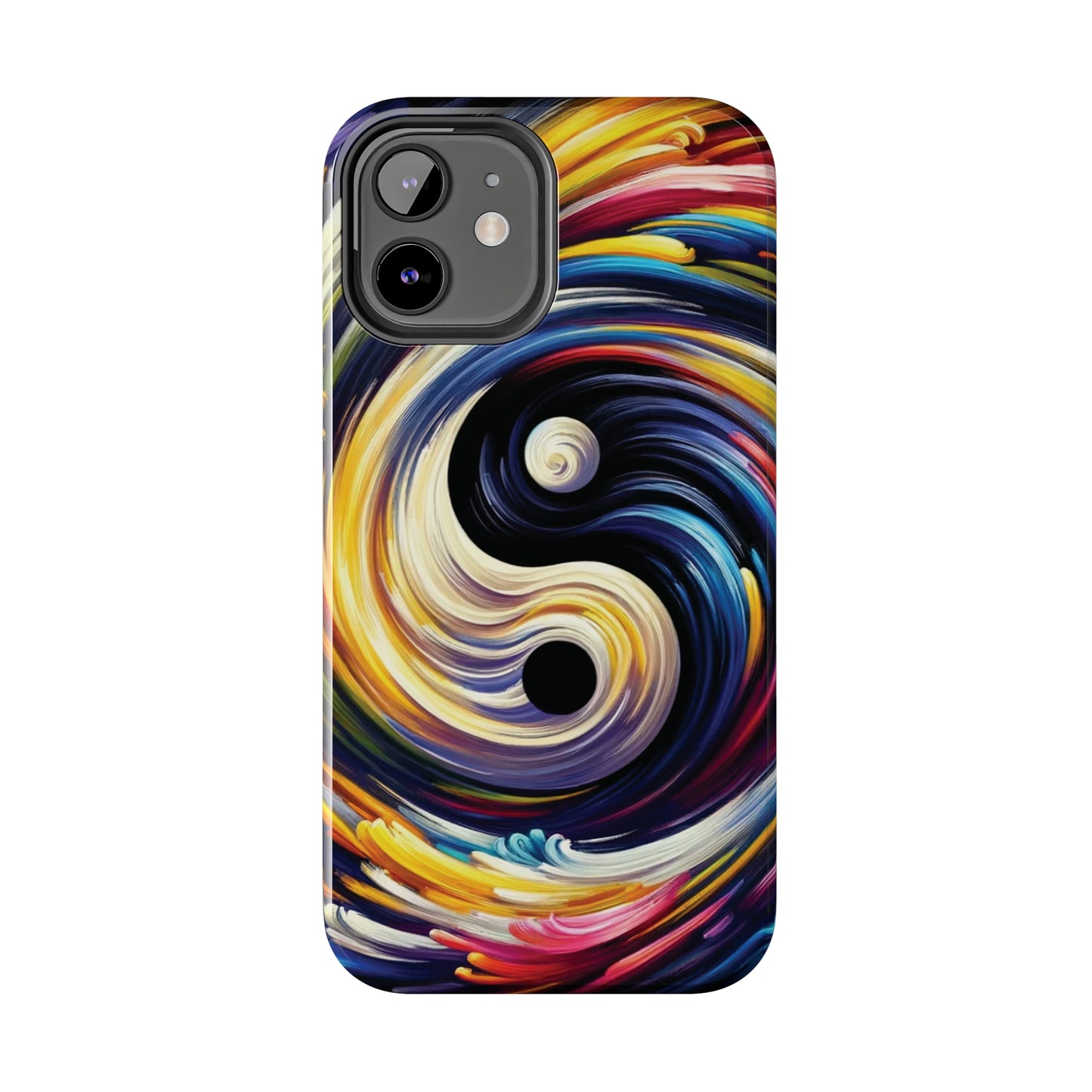 ToughDrop Apple iPhone Case Ft. Abstract Yin Yang